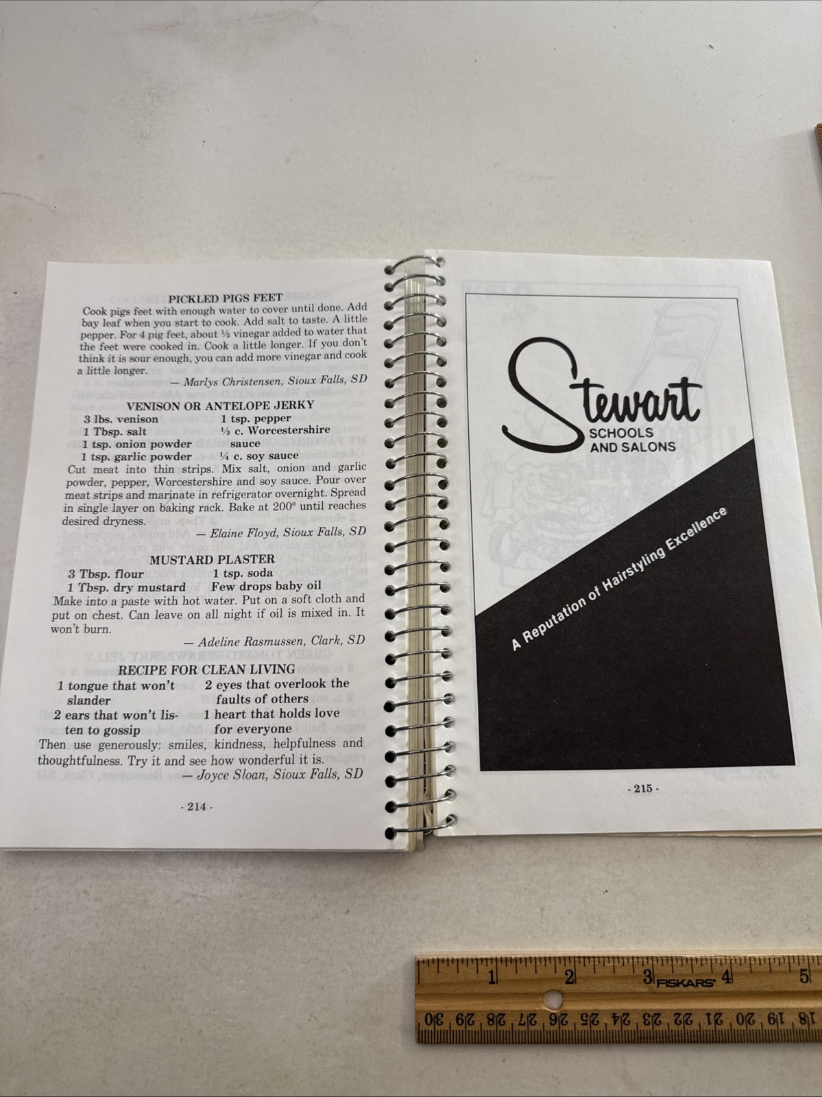 Sioux Falls South Dakota SD Cookbook Vintage 1980s KELO Radio Station Midwestern