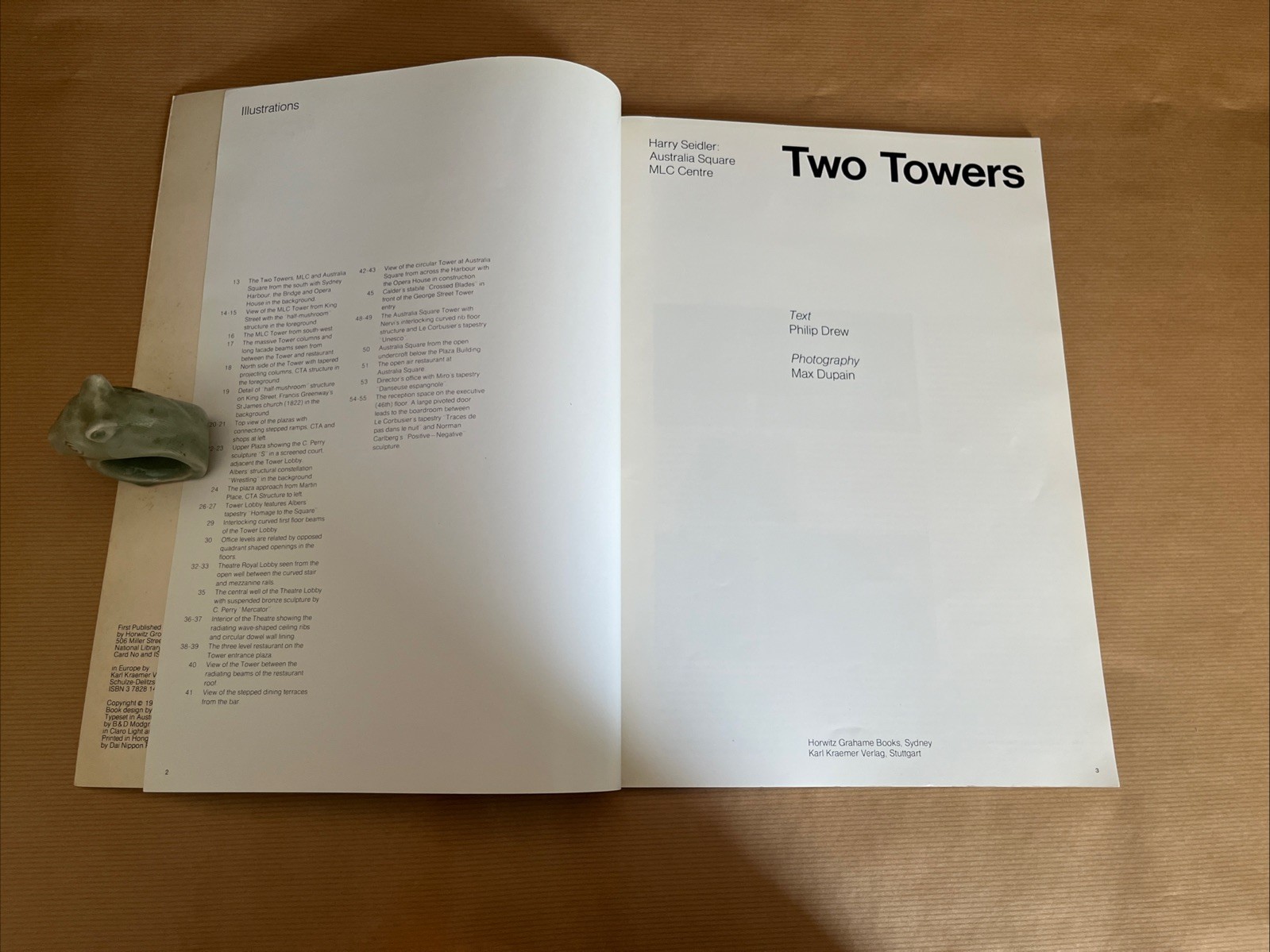 2 GREAT Harry Seidler Titles Two Towers + Australian Embassy Max Dupain Photos