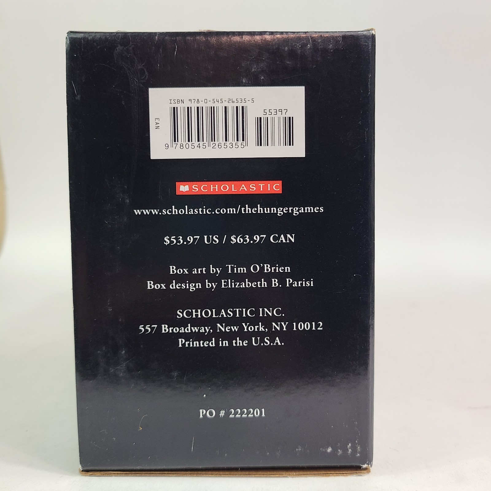 Scholastic THE HUNGER GAMES Trilogy Hardcover Box Set by Suzanne Collins