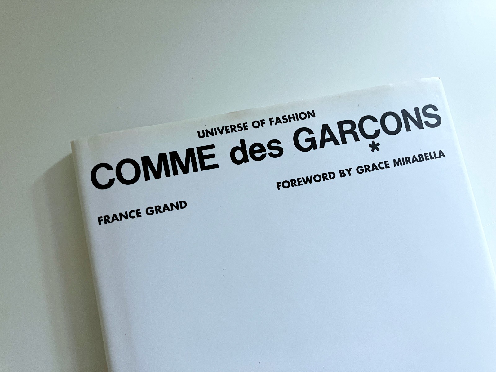 Comme des Garcons Universe of Fashion France Grand Rei Kawakubo Hardcover CDG