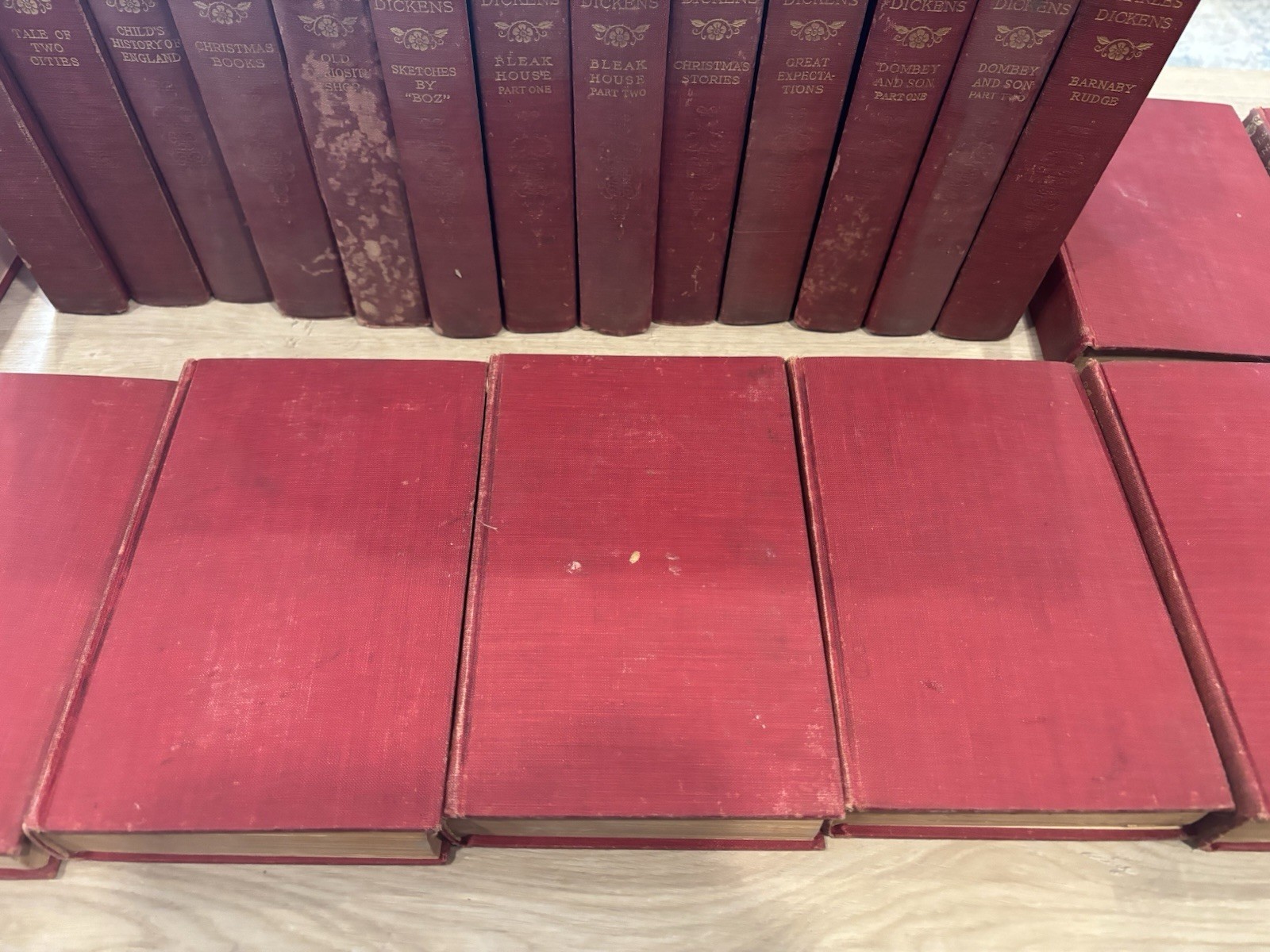 WORKS OF CHARLES DICKENS ~23 Volume Set ~ P. F. Collier c.1911 ~ Anniversary Ed.