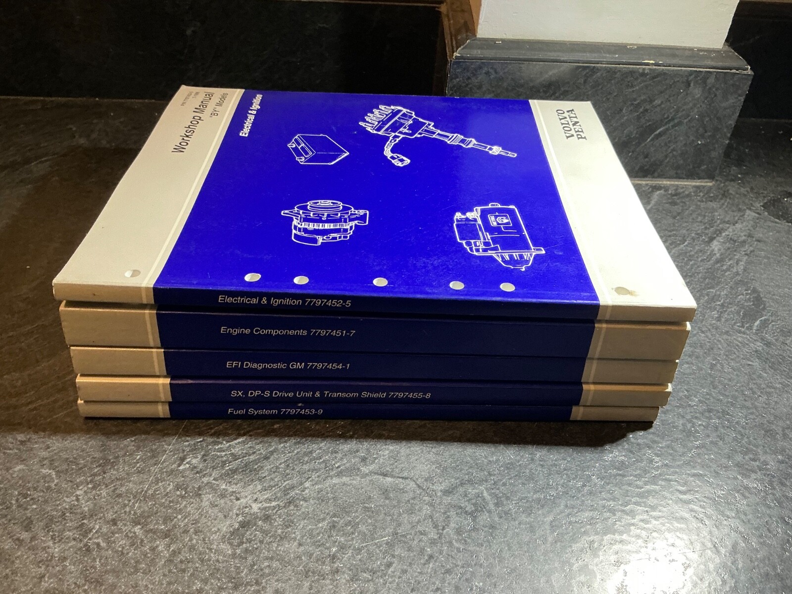1998 Volvo Penta “BY” Factory Workshop Manual 3.0L, 4.3L, 5.0L, 5.7L, 7.4L, 8.2L