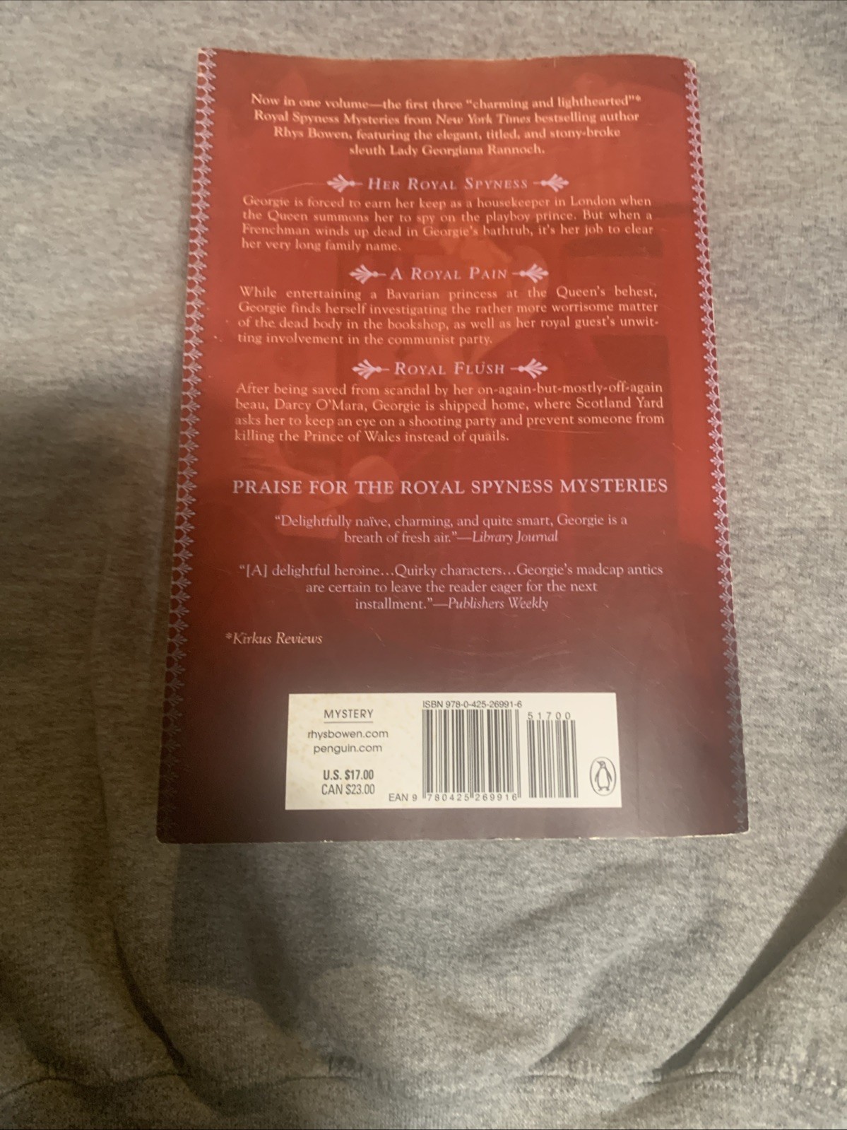 Royal Threesome by Rhys Bowen (2014, Trade Paperback)