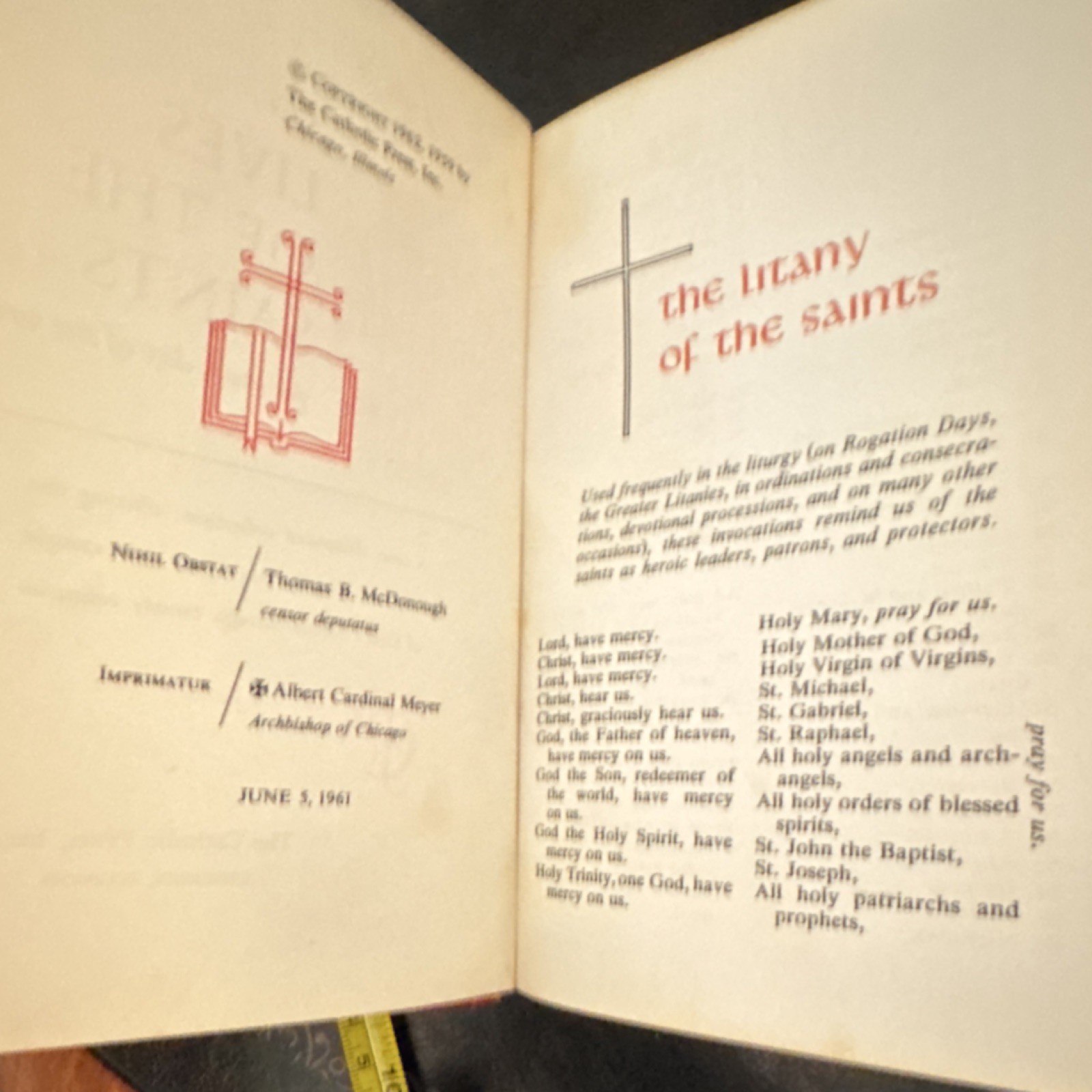 The Catholic Press The Lives of the Saints Michael Garicoïts 1962 Illustrated HC