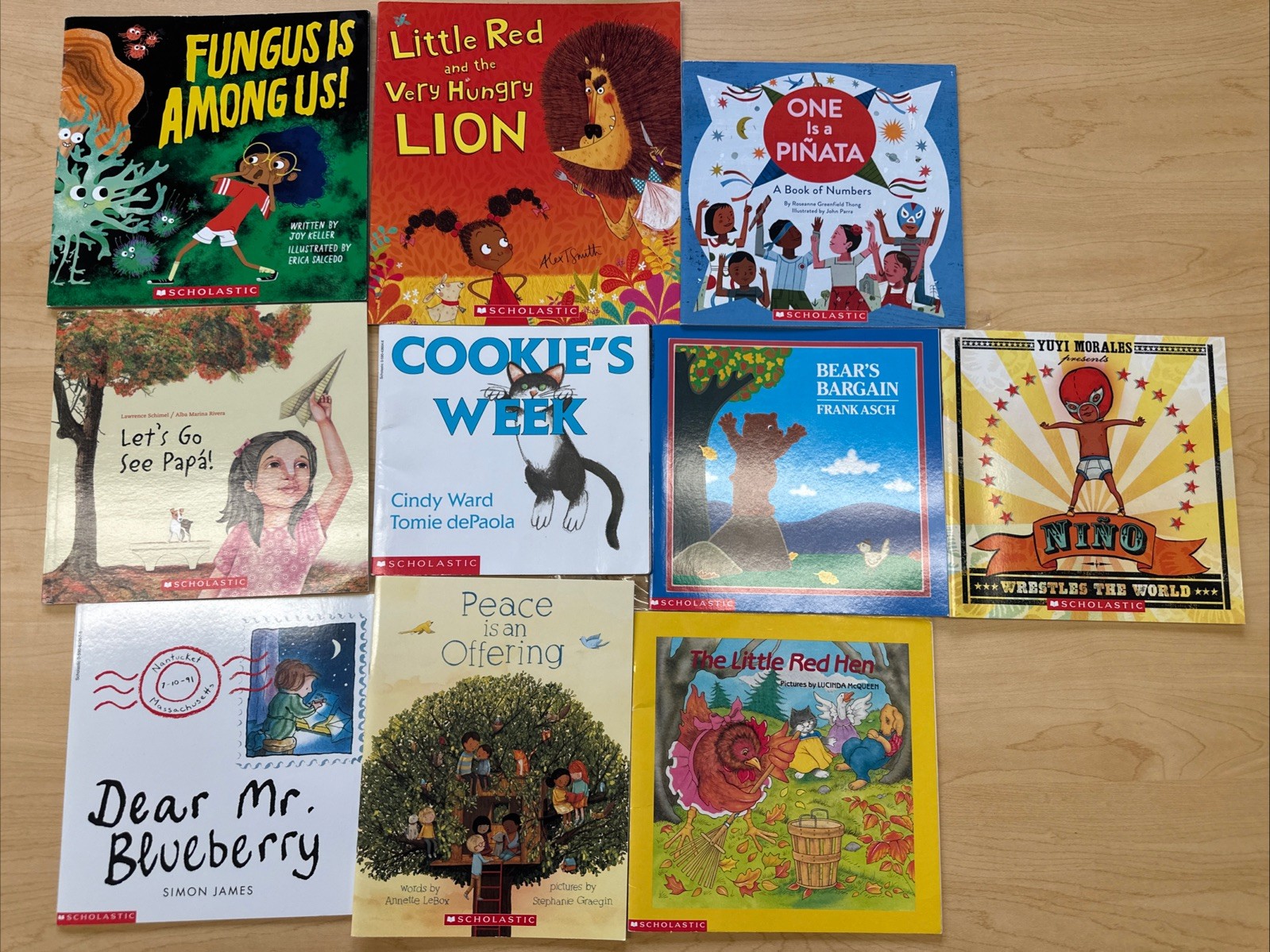 Scholastic Book Lot 10 Paperback Books Like New Mixed Titles Children’s Books