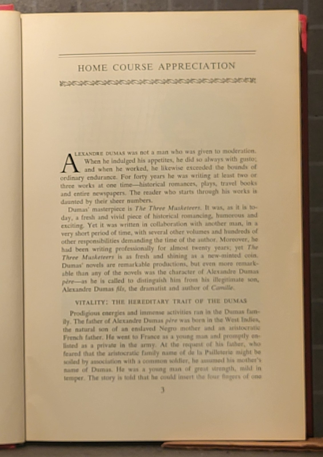 Classics Appreciation Society Book, by Various Authors 1956 Hardcover 3407