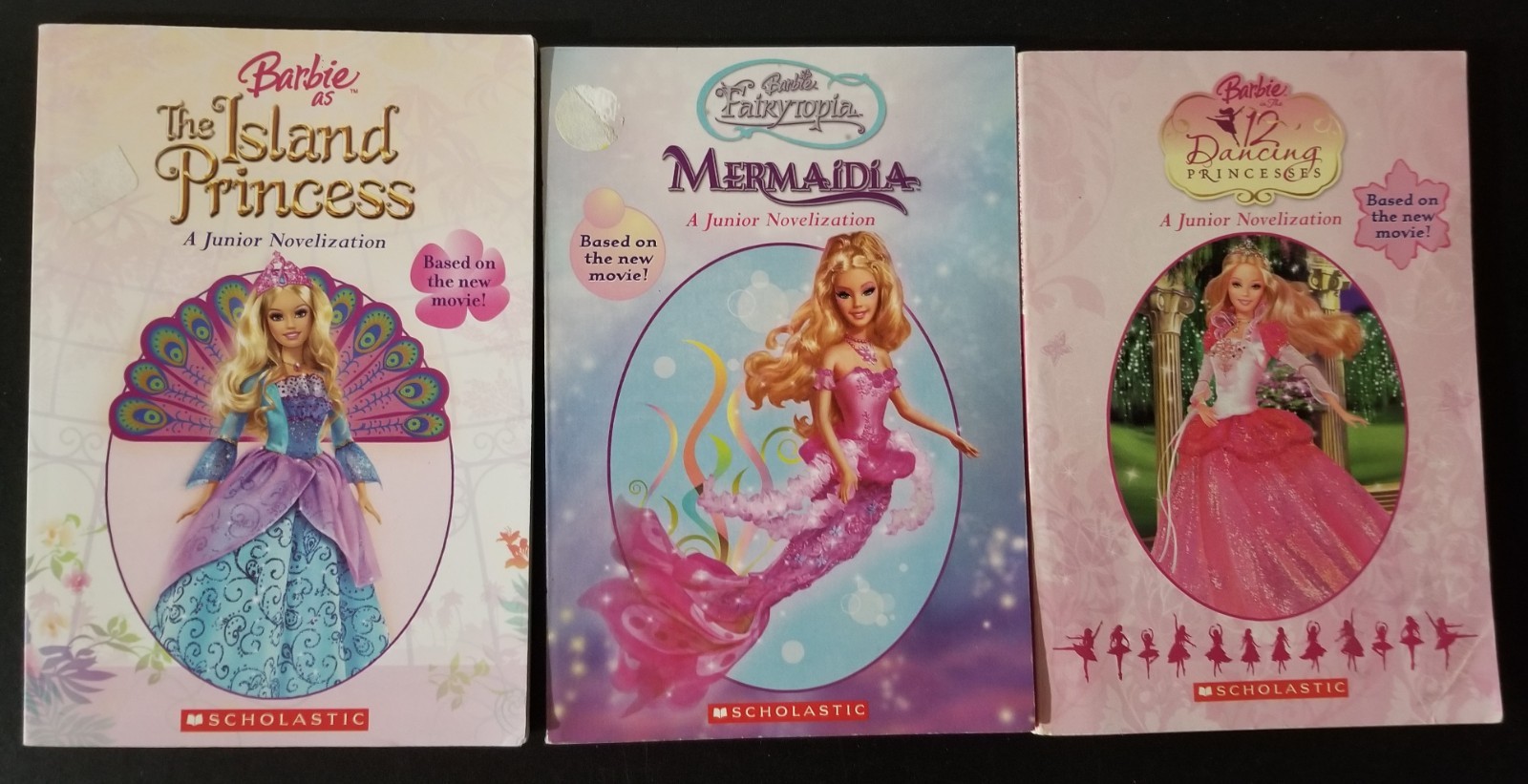 Barbie Junior Novelization Books Lot – 12 Princesses, Mermaidia, Island Princess