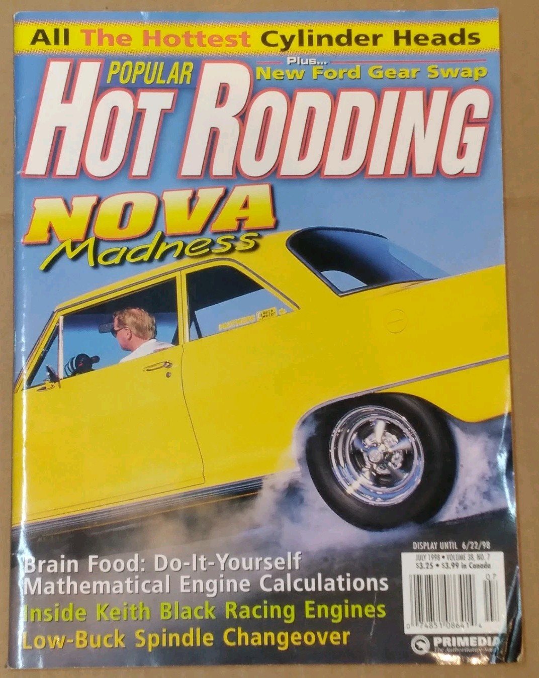 2- POPULAR HOT RODDING Magazine September 1997 Vol 37 #9 & July 1998 Vol 88 #7