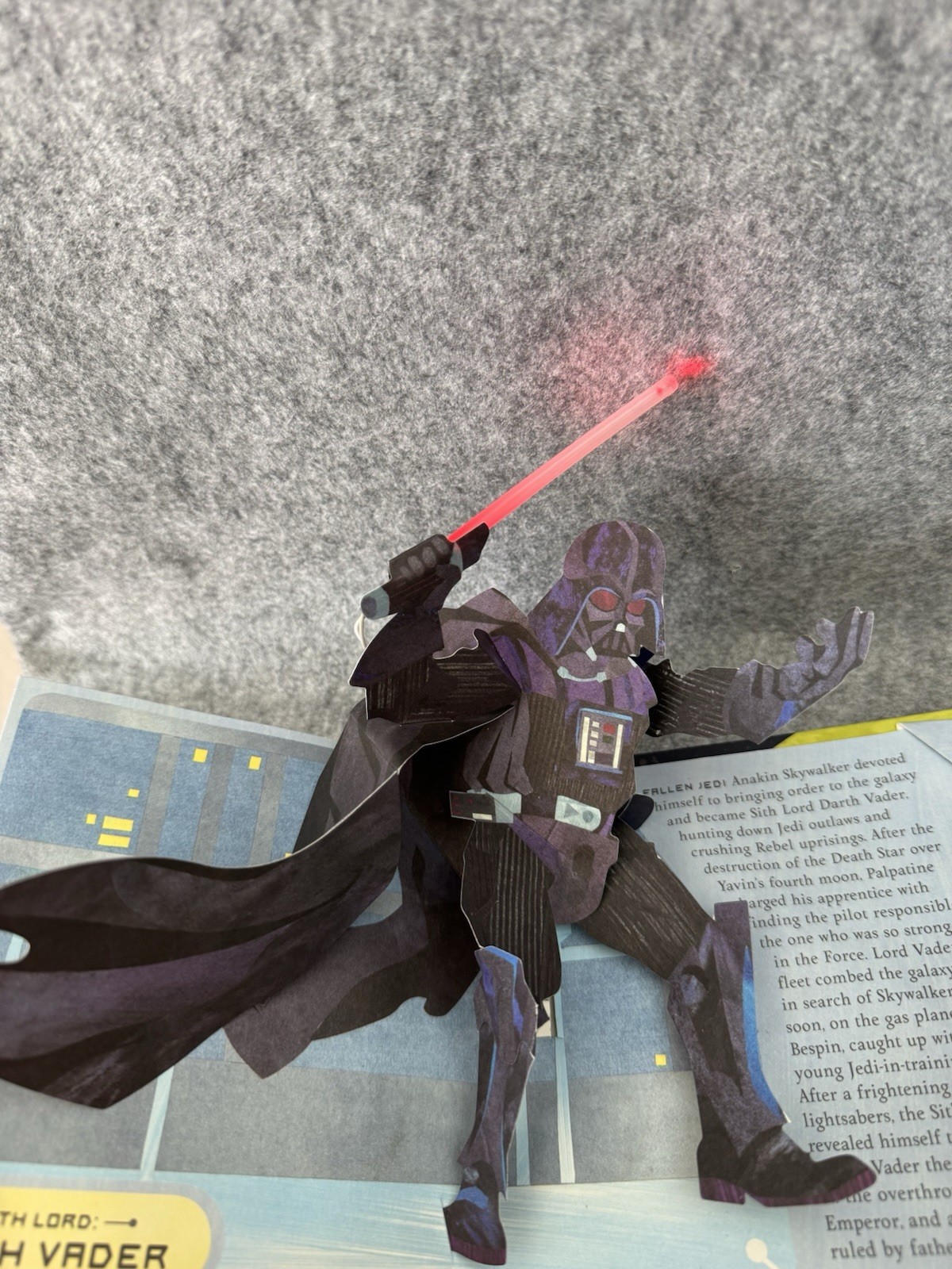 Star Wars Pop-Up Guide to the Galaxy Matthew Reinhart 2007 Lights Promo Copy