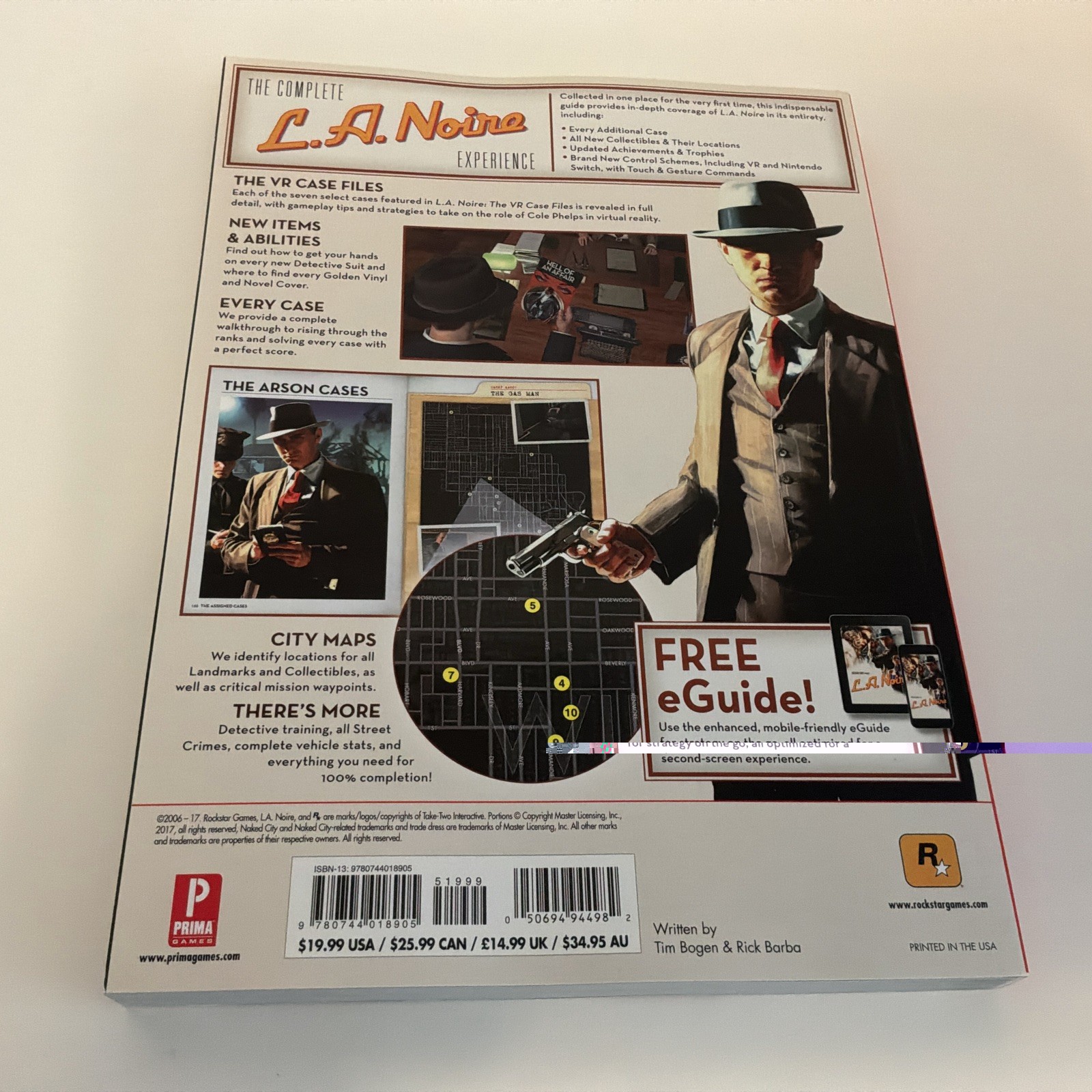 L. A. Noire : Prima Official Guide by Prima Games (2017, Trade Paperback)