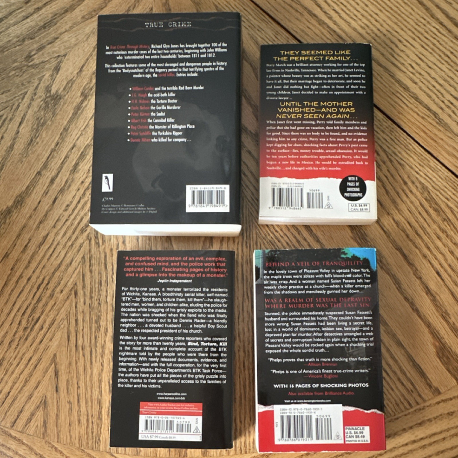 True Crime Book Bundle PB Pinnacle Paperback Serial Killers Murder