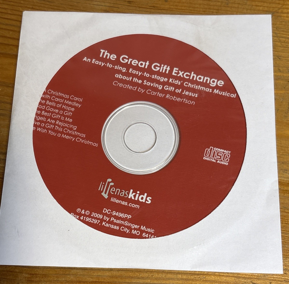 THE GREAT GIFT EXCHANGE By: Carter Robertson (accomp. CD-RARE) Christmas Musical