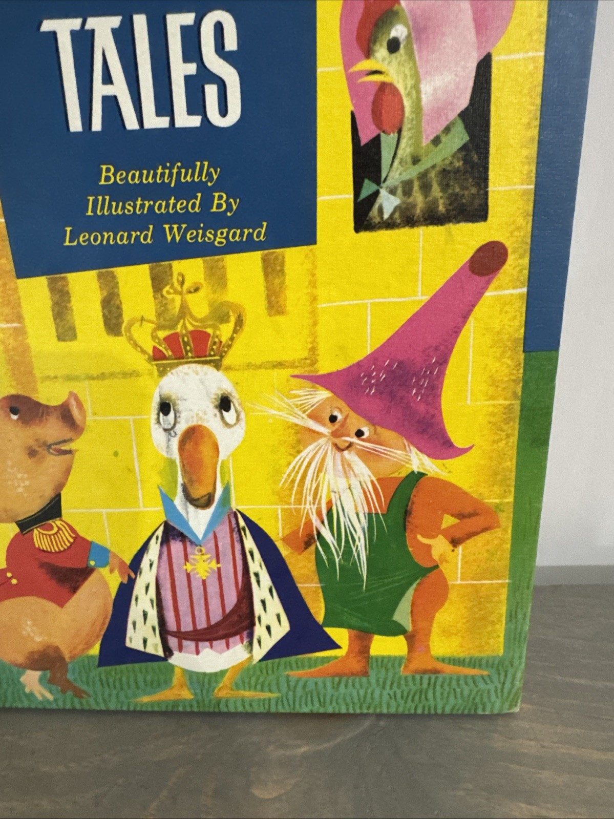 The BIG Book of NURSERY TALES Treaure 1973 hb Evelyn Andreas Leonard Weisgard VG