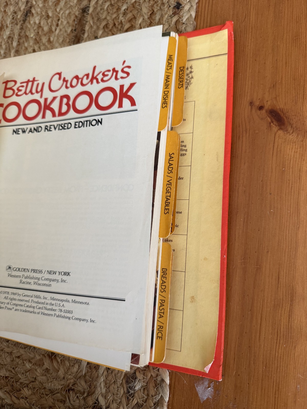 Betty Crockers Cookbook Classic Recipes Hardcover Book Betty Crocker 1978