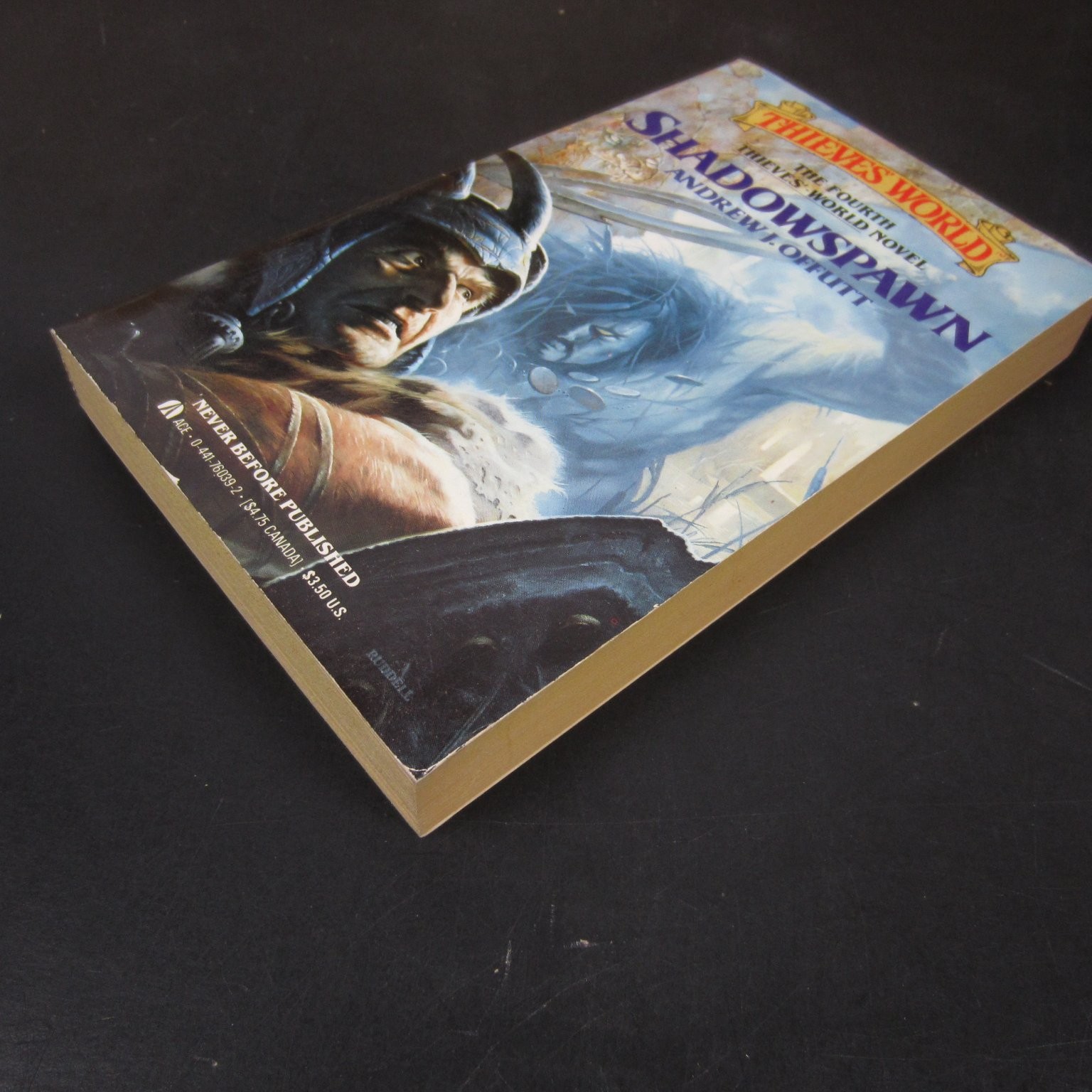 Shadowsspawn Andrew J. Offutt 1987 Ace Books First Edition Thieves’ World PB VG