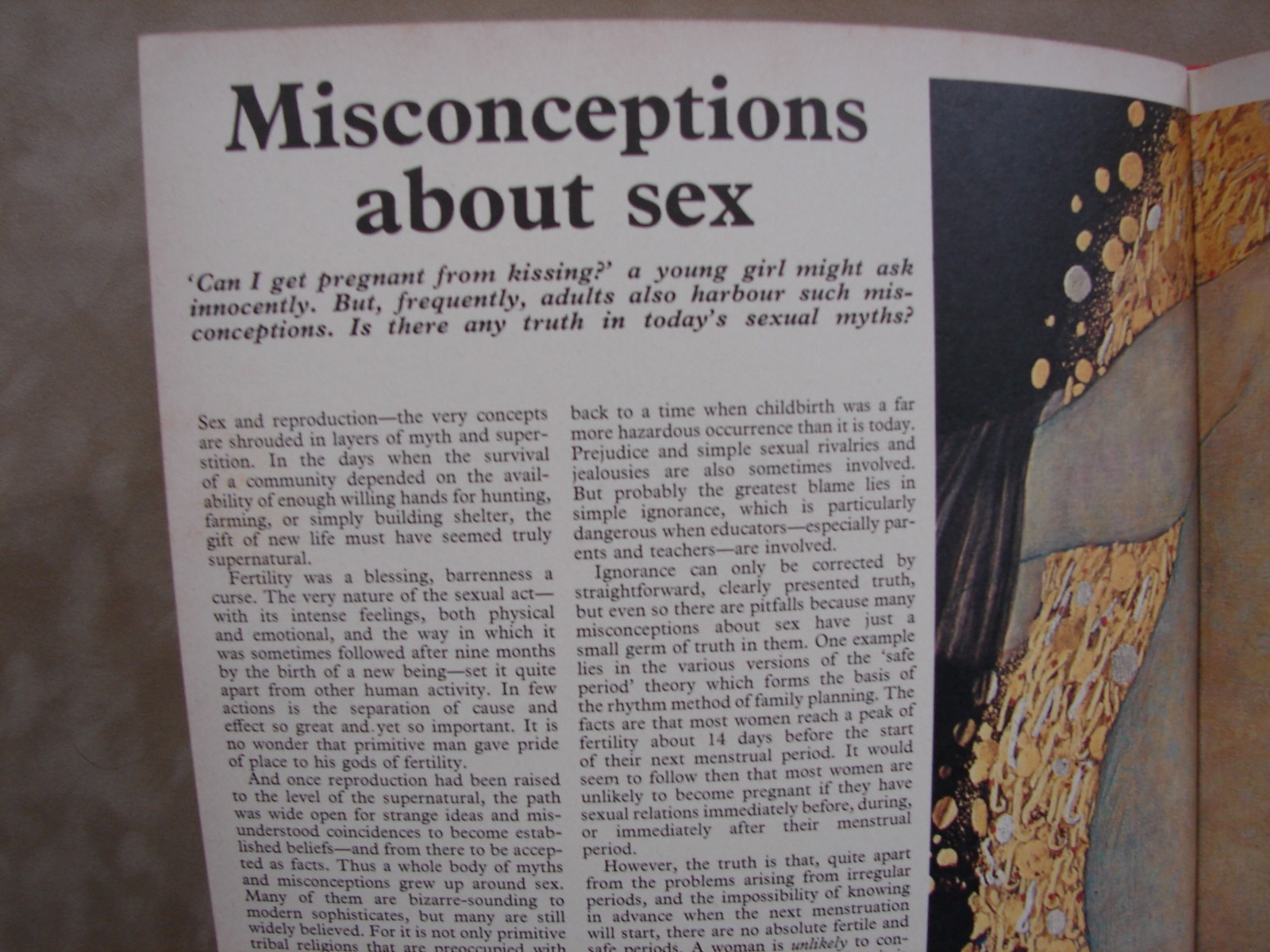 1972 vintage Encyclopedia of Love & Sex, Red Hardcover H267