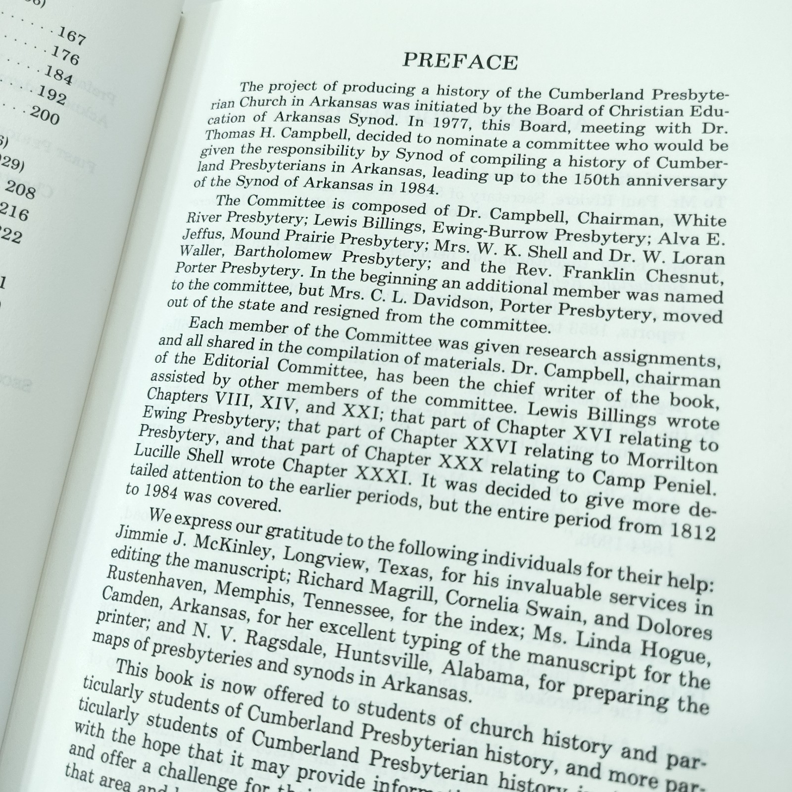 Arkansas Cumberland Presbyterians 1812-1984 [Very Good+, HC] Thomas H. Campbell