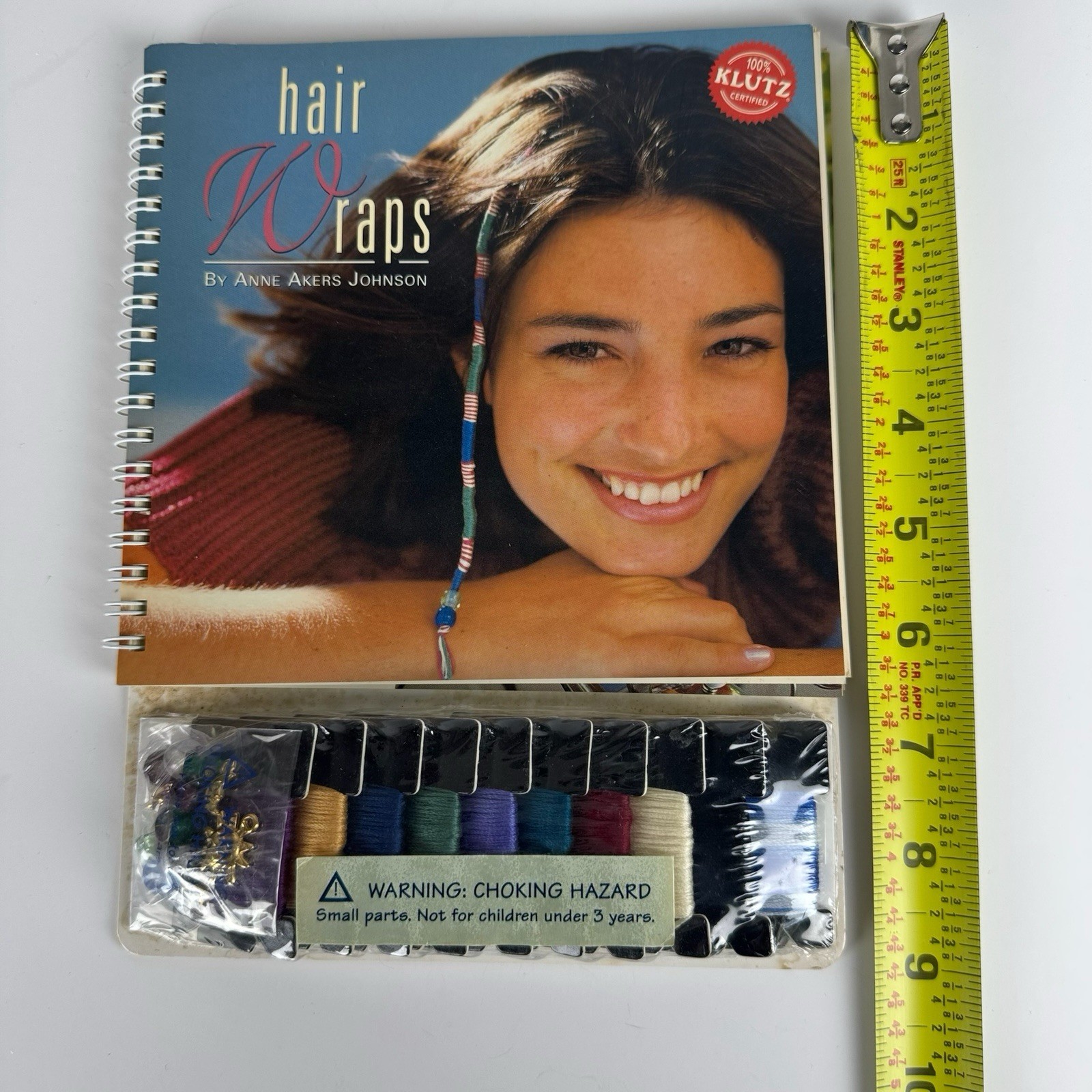 1998 Hair Wraps By Anne Akers /Klutz Certified. Accessories Included