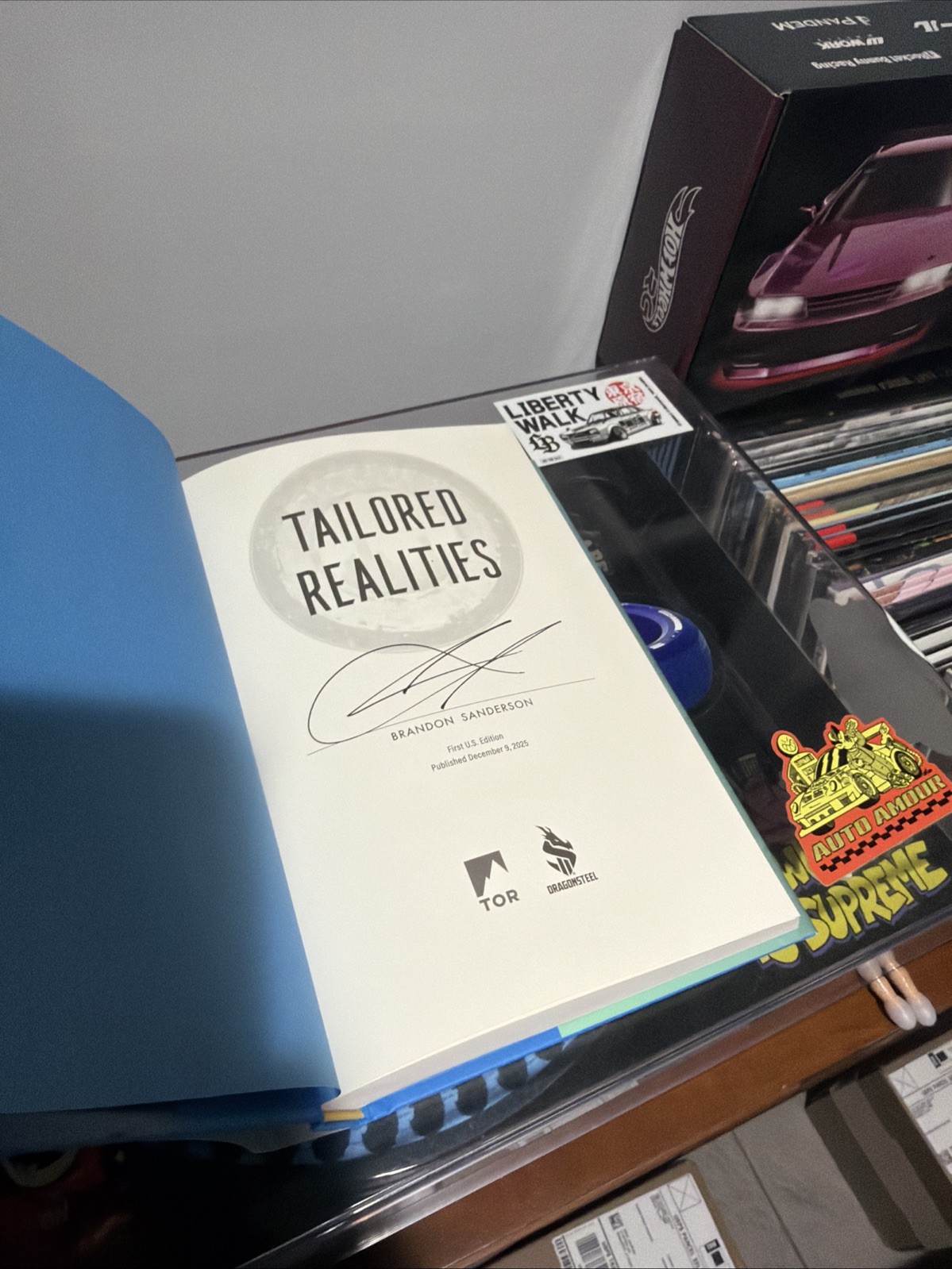 Brandon Sanderson Tailored Realities SIGNED 1ST EDITION Hardcover IN HAND