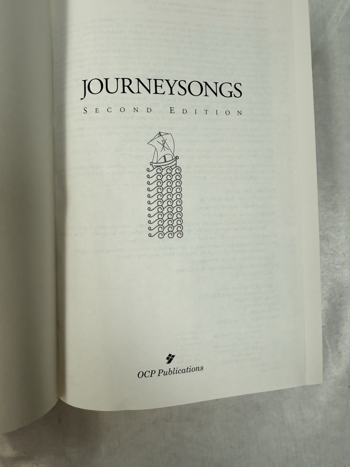 Journeysongs Hymnal Oregon Catholic Press OCP Publications 2003 HC