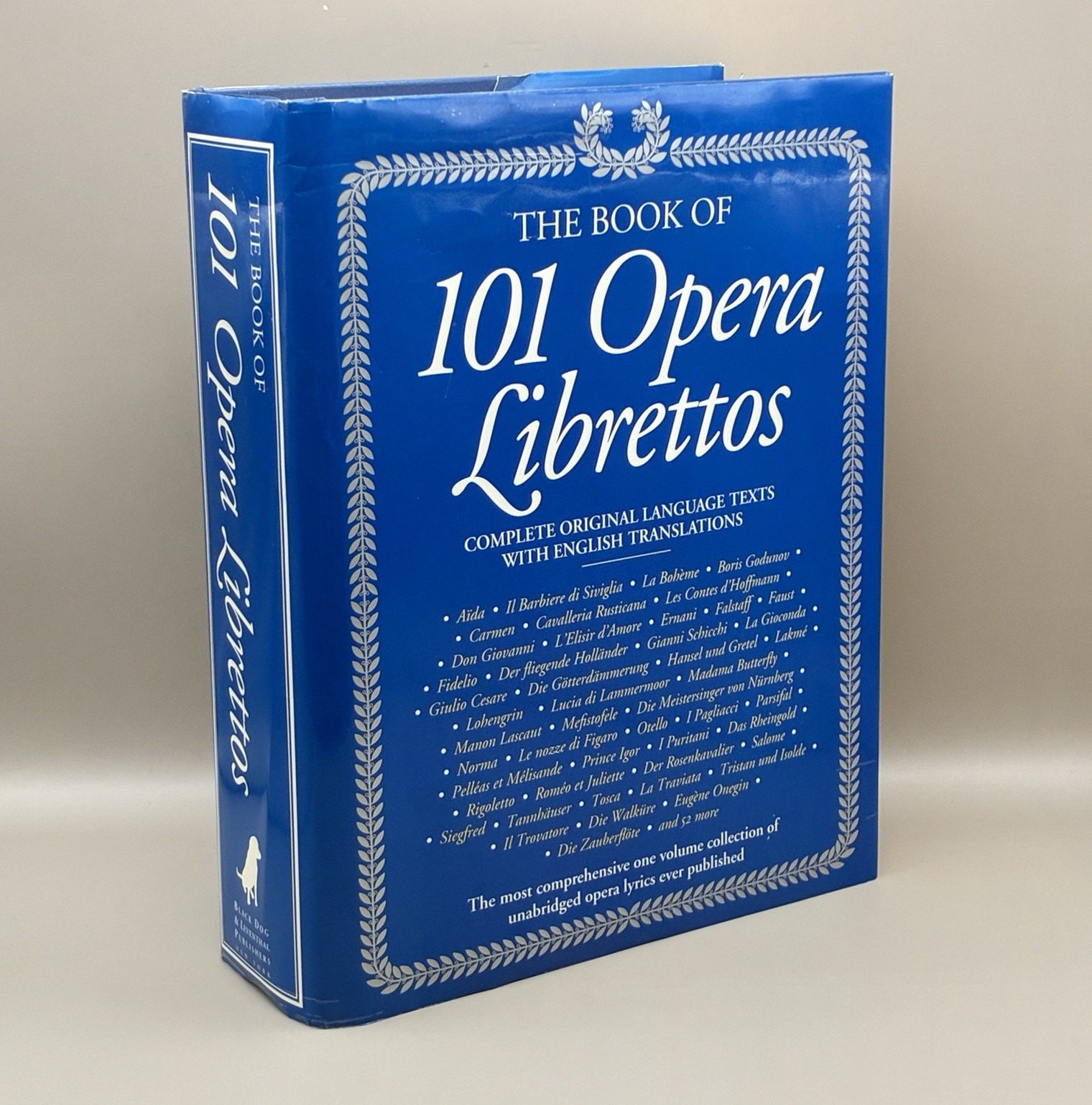 Book Of 101 Opera Librettos Complete Original Texts w/ English Translations