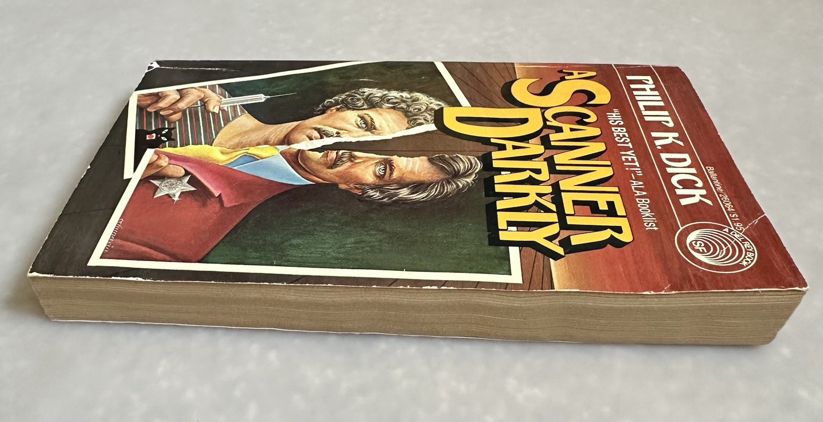 A Scanner Darkly By Philip Dick Vintage 1977 1st Print Sci-Fi Ballantine PB