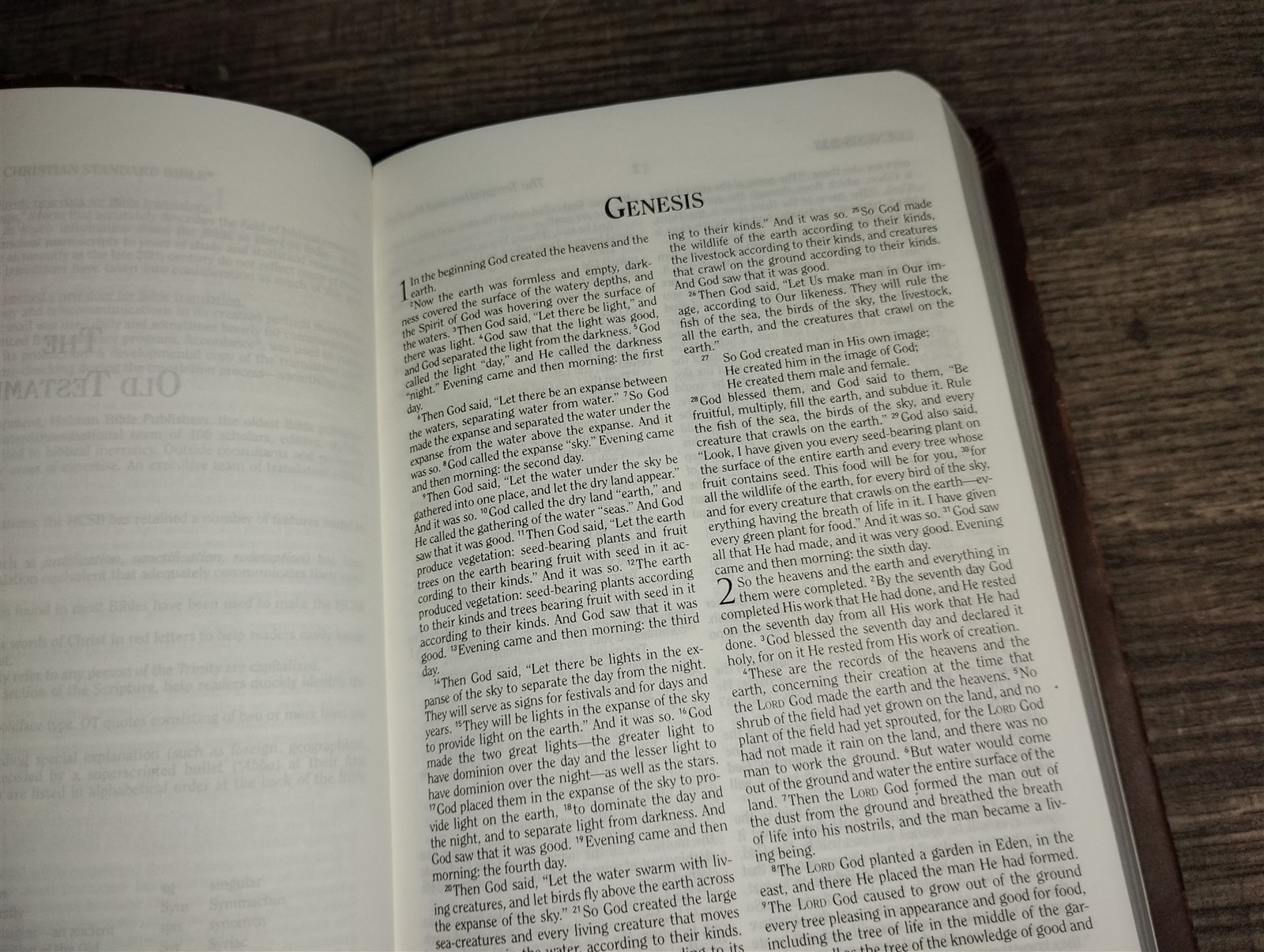 Pocket Sized Holman Christian Standard Bible HCSB 2009 Brown Simulated Leather