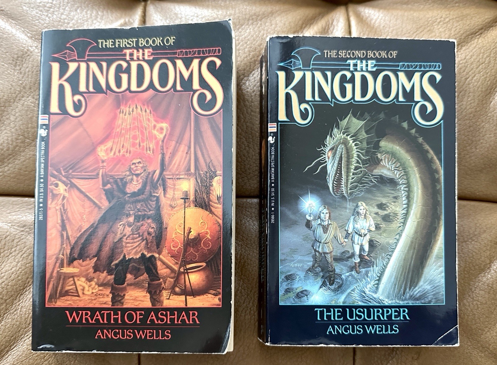 Angus Wells THE KINGDOMS Wrath of Ashar, Usurper, Way 1ST Edition Books