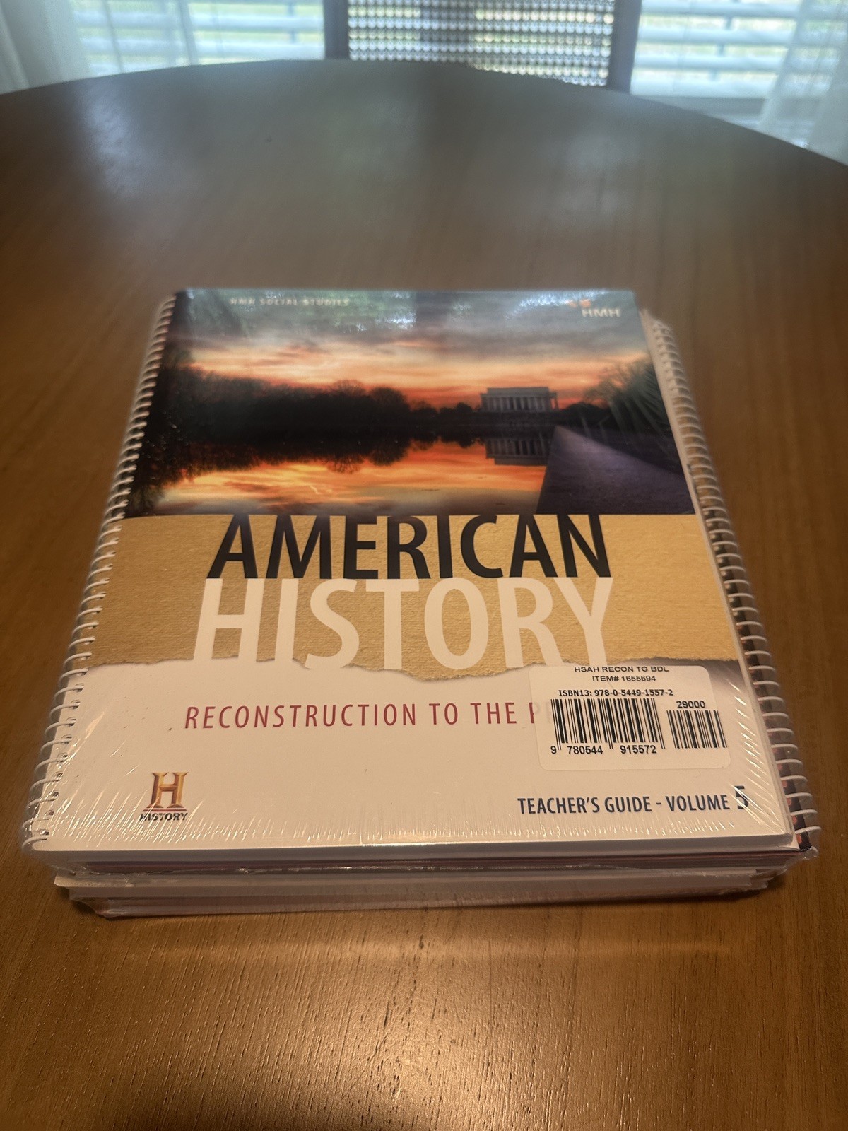 HMH American History Reconstruction Teacher Edition Set Volumes 1-5