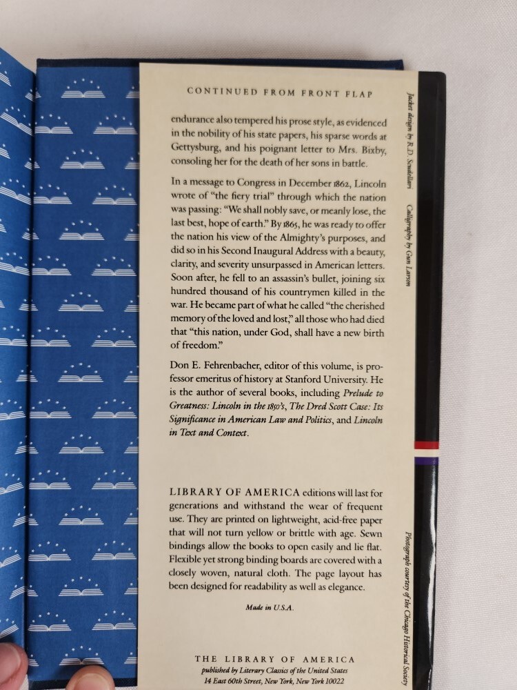 Lincoln 2 Vol Set: Speeches, Letters, Miscellaneous Writings The Lincoln-Douglas