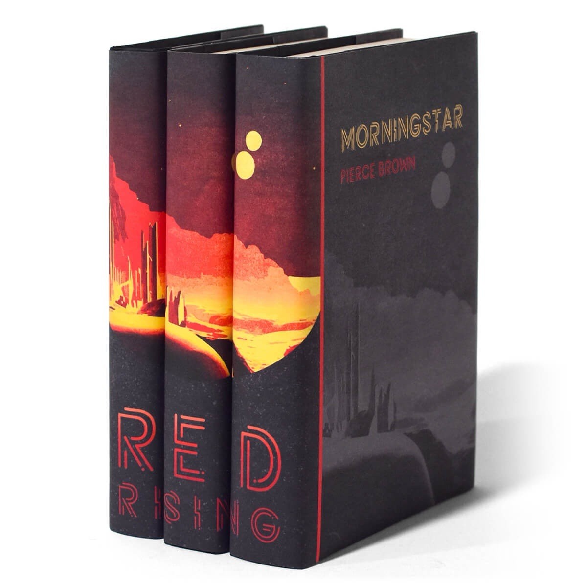 Juniper Books Red Rising Trilogy Hardcover Book Set W/ Custom Juniper Jackets
