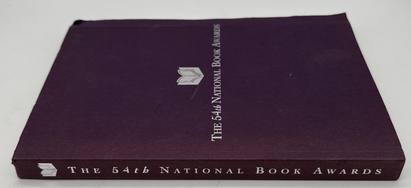 54th National Book Awards Program November 2003 Stephen King Notable Good