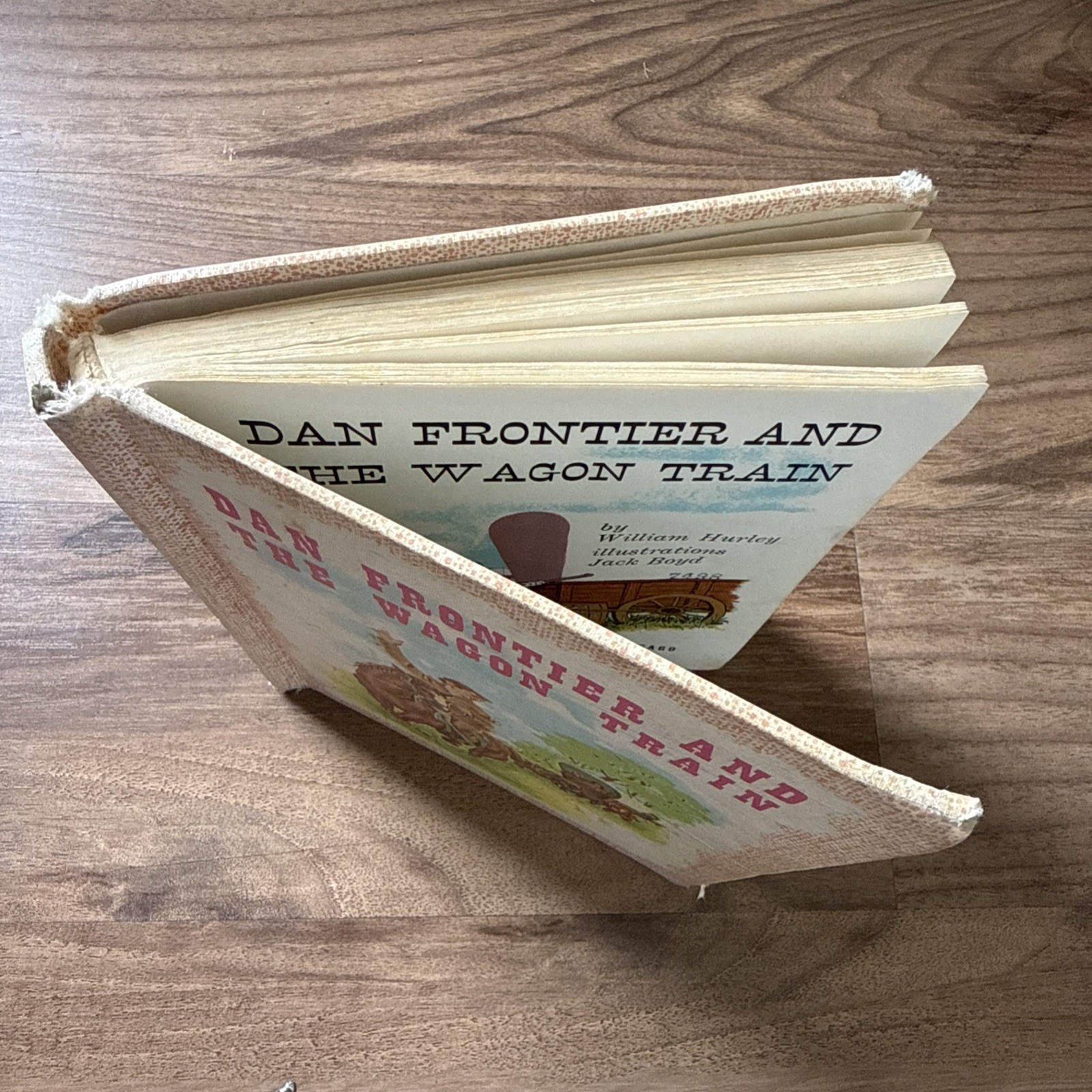 Dan Frontier and the Wagon Train William Hurley 1965 Illustrated Western Benefic