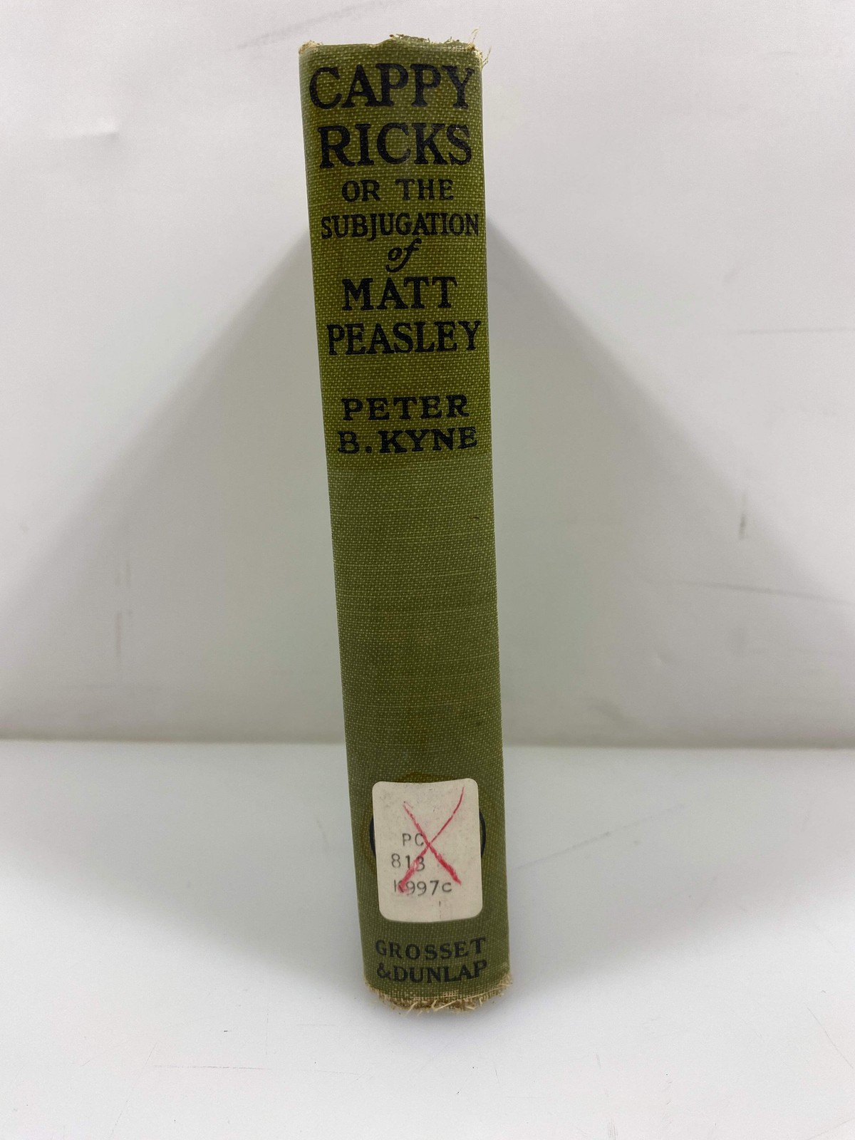 Cappy Ricks or The Subjugation of Matt Peasley by Kyne 1916 Ex-Library HC