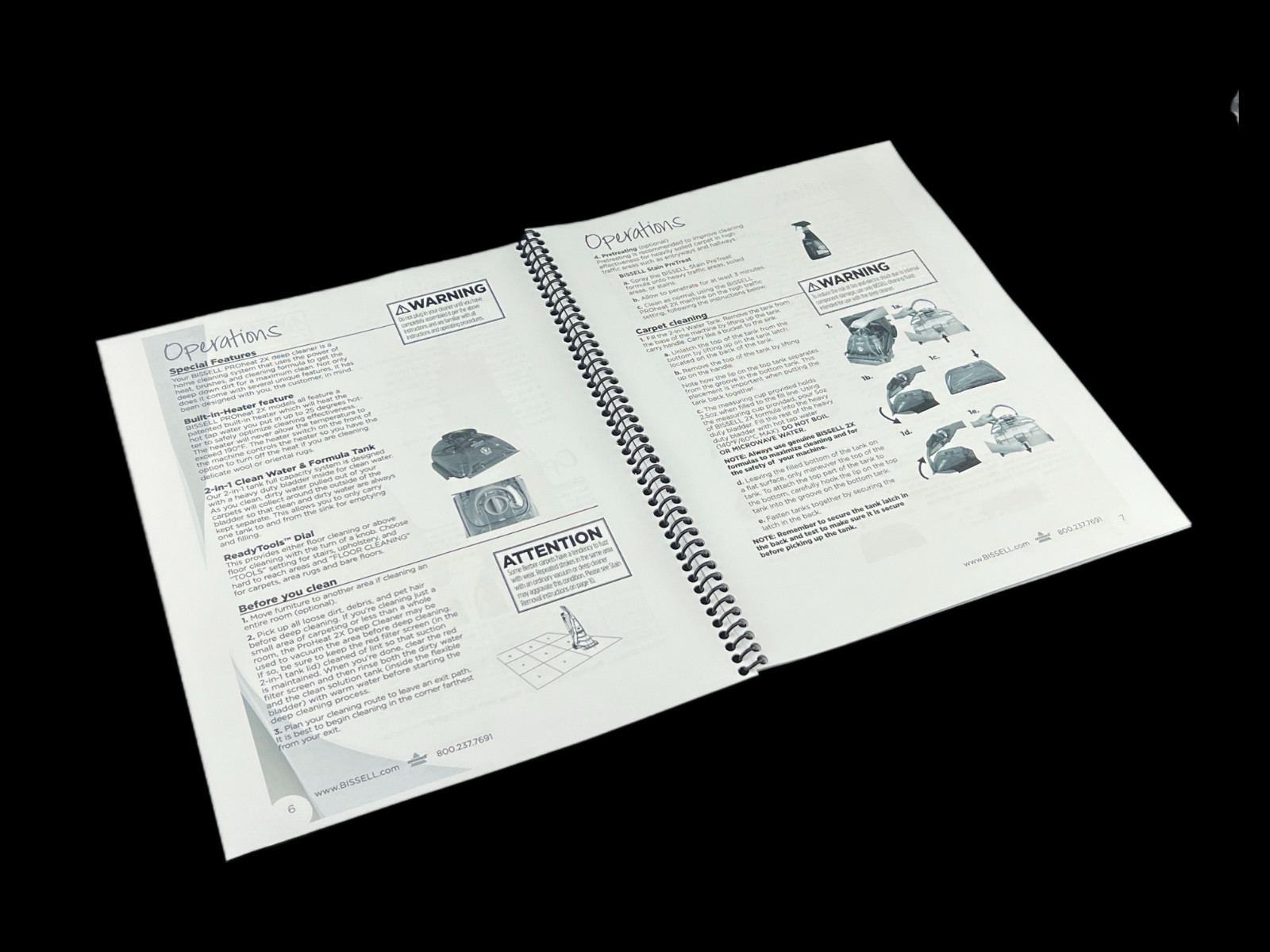 Bissell PROHEAT 2X 1383 Instruction Manual User Guide 20 Pages