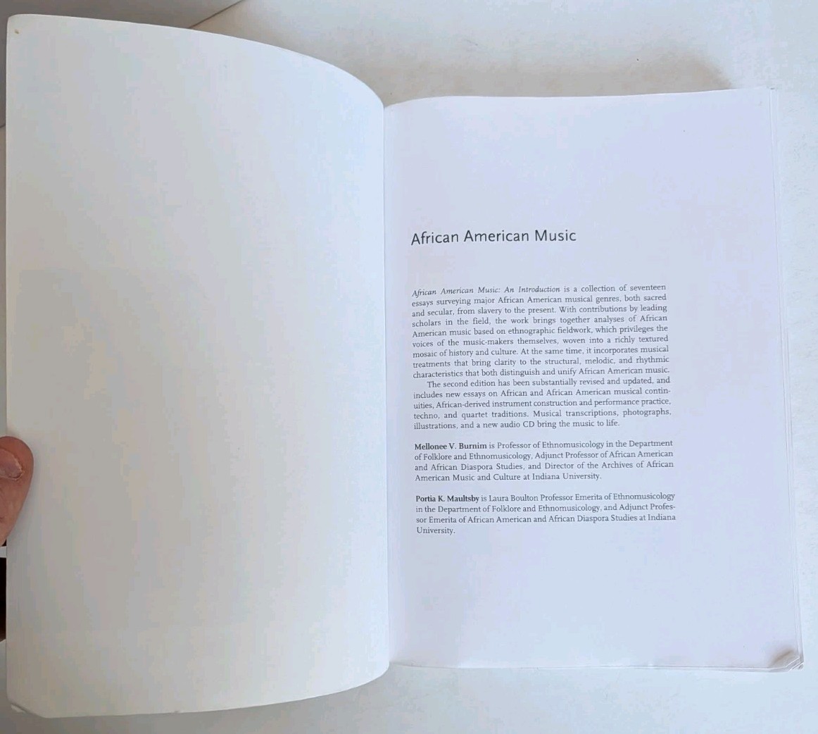 African American Music Introduction 2nd Edition By Burnim & Maultsby 2015 PB
