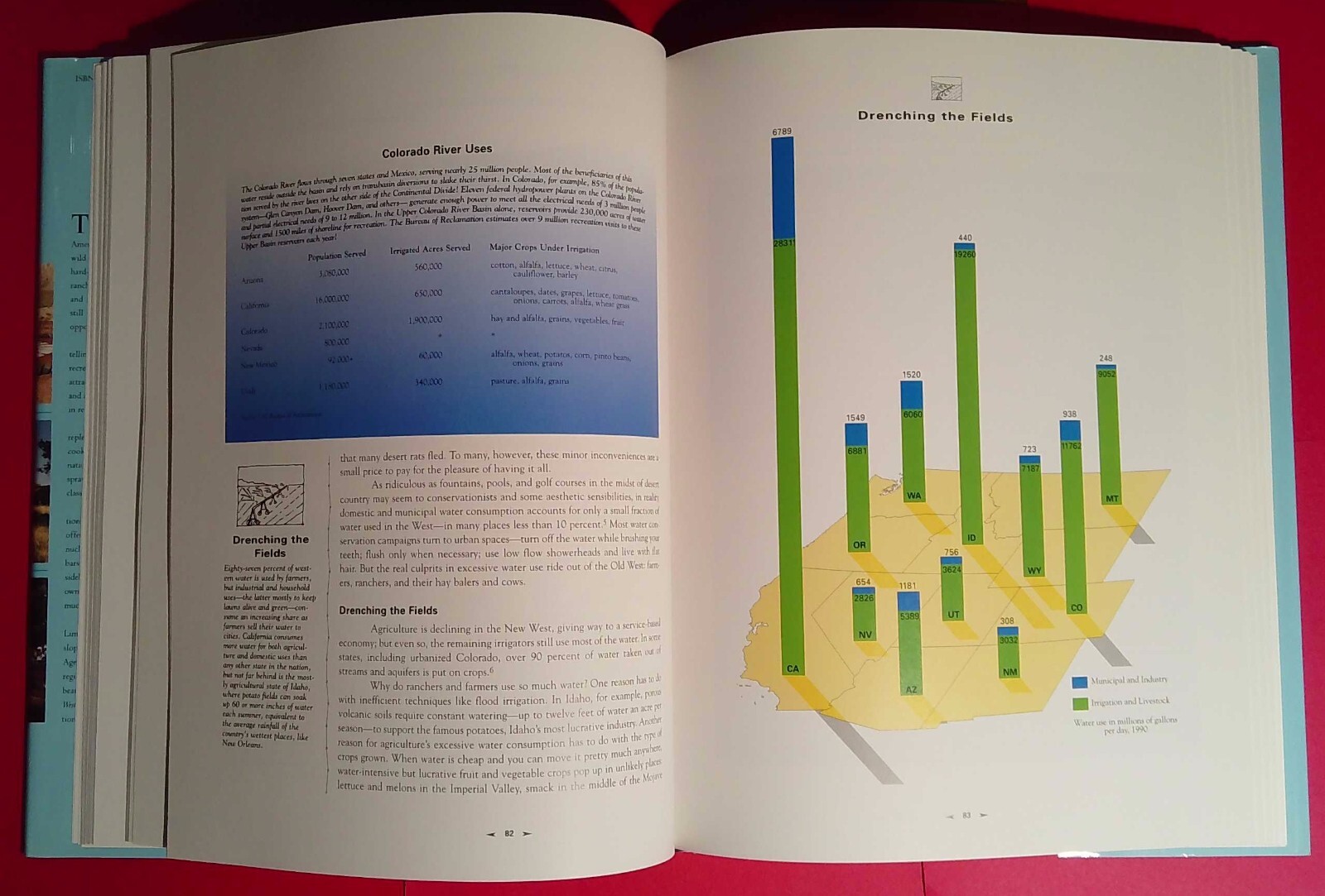 Atlas of the New West, Riebsame, 1997, 1st edition, signed/personalized (A418)