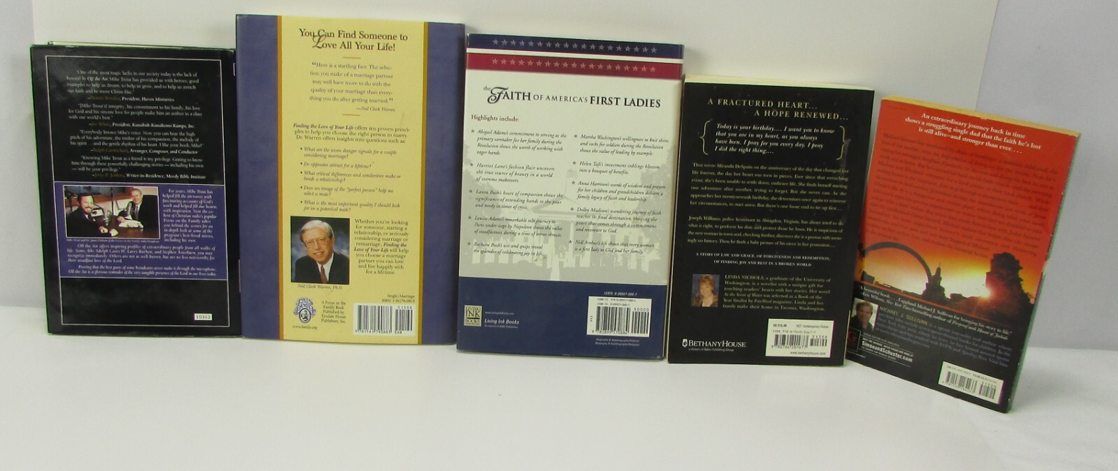 Religion Books Personal Growth Titles Bundle of 5 Paperback and Hardcover