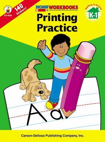 Printing Practice, Grades K – 1 (Home Workbooks) paperback Used – Good