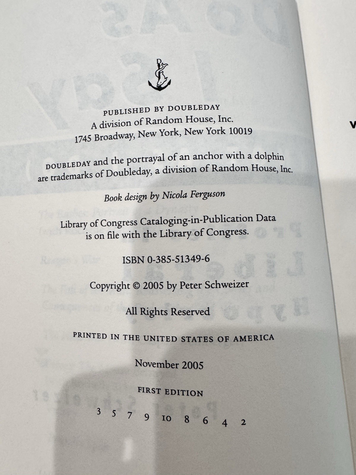 Do as I Say (Not as I Do) Peter Schweizer SIGNED first Edition