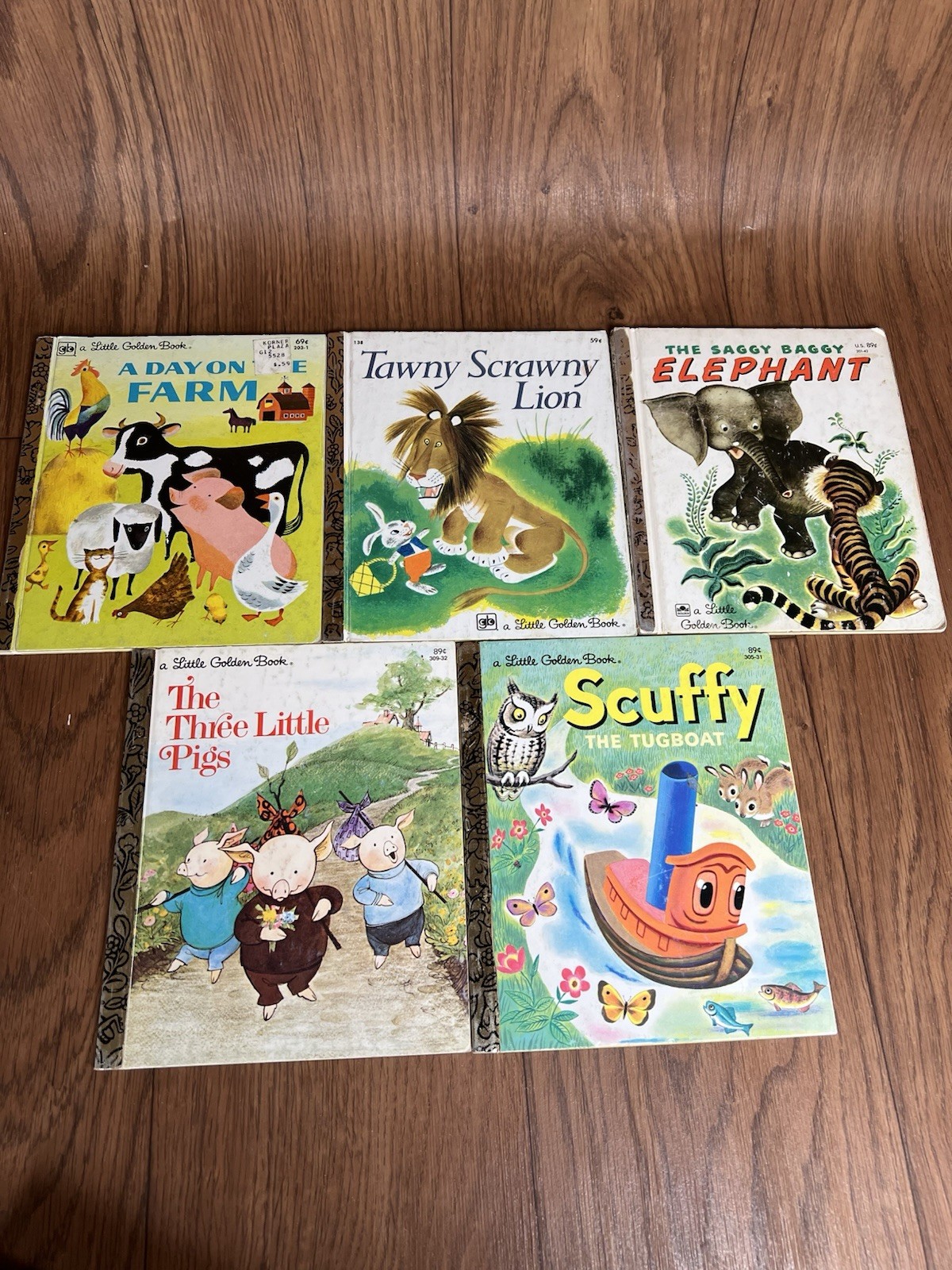 Vintage Lot Of Rare 11 Little Golden books Classic Stories 70s-90s