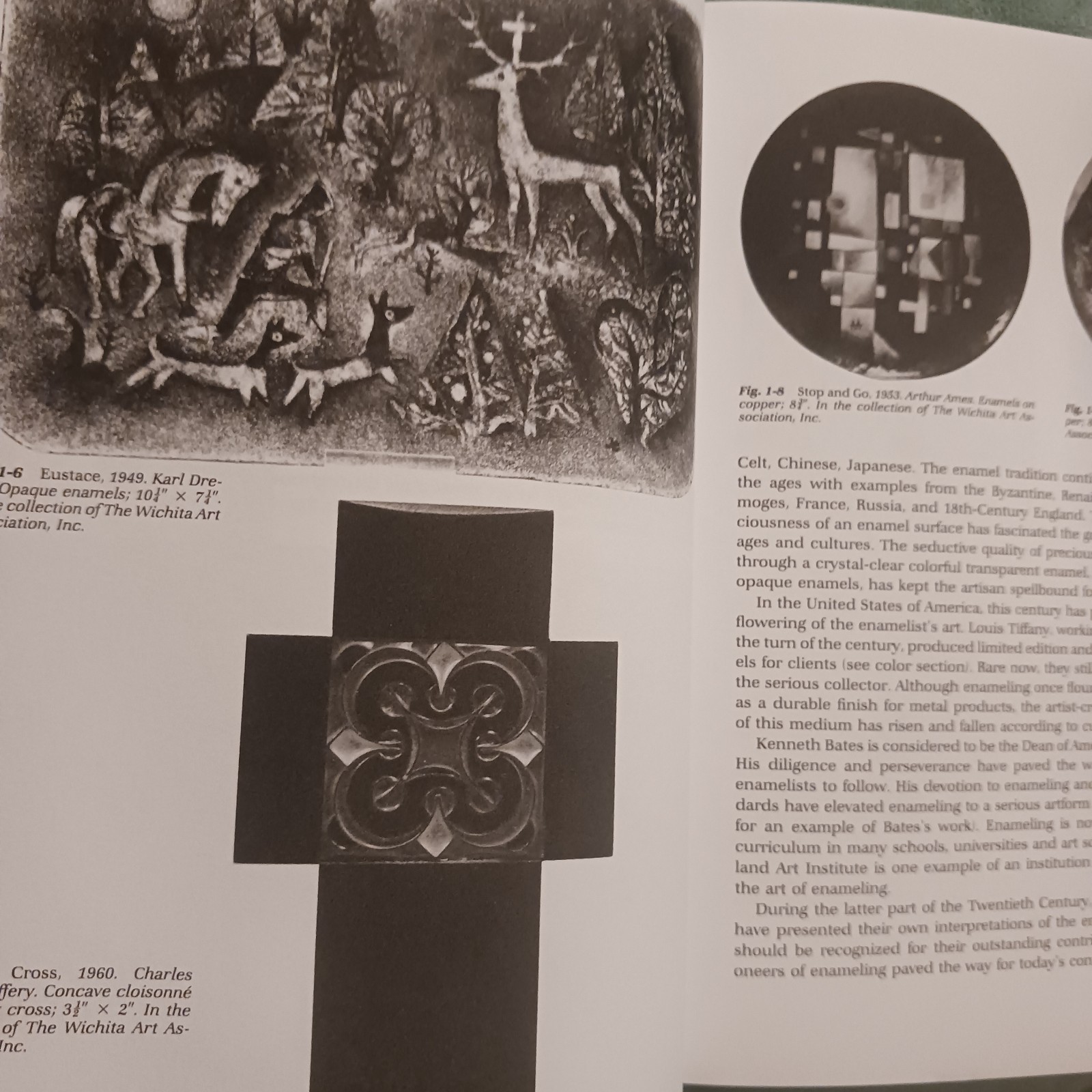 Vtg. Arts & Crafts Book ENAMELS, ENAMELING, ENAMELISTS Glenice Matthews Hc 1984