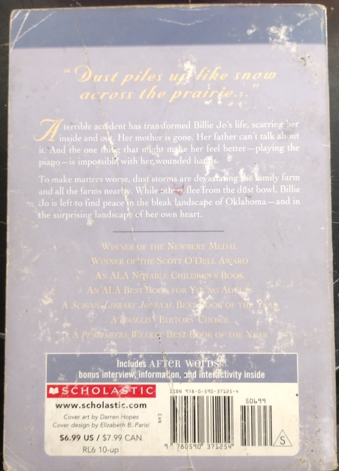 Middle Grade Award‑Winners Lot of 6 – Ivan, Out of the Dust, Sugar, Dork Diaries