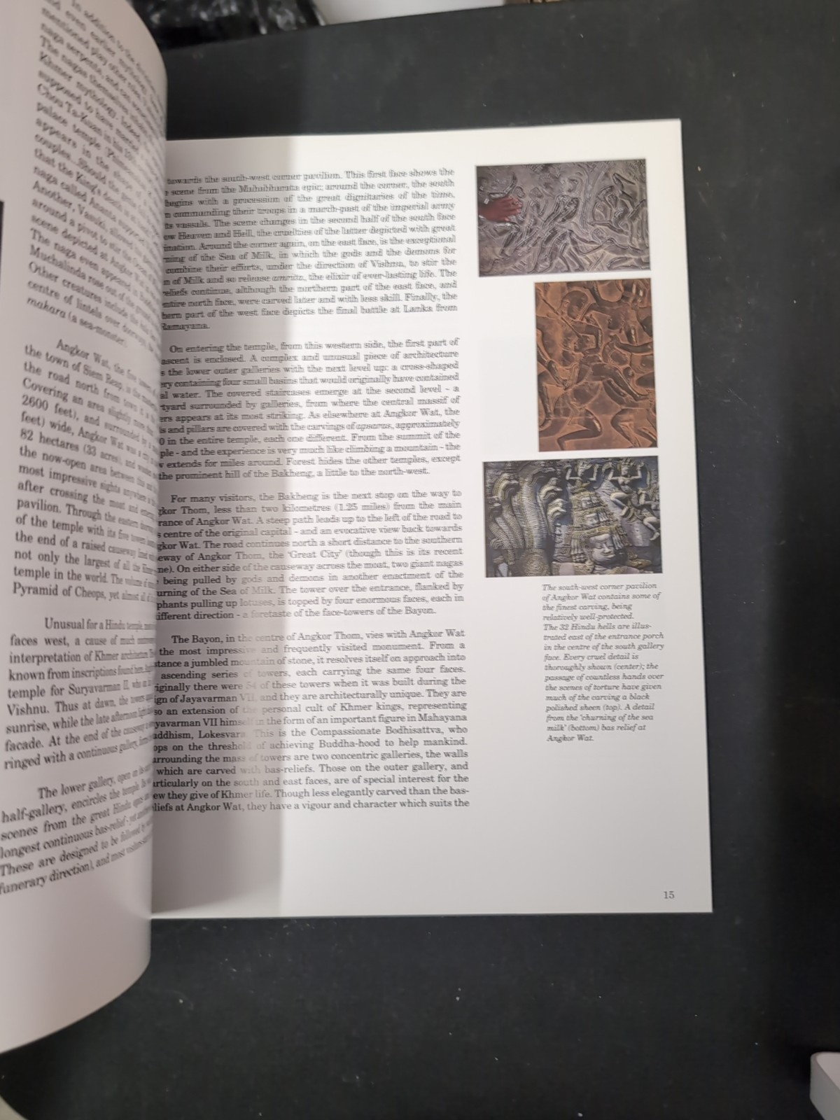 A Golden Souvenir of ANGKOR By Michael Freeman TPB 1992 Printing Booklet Book