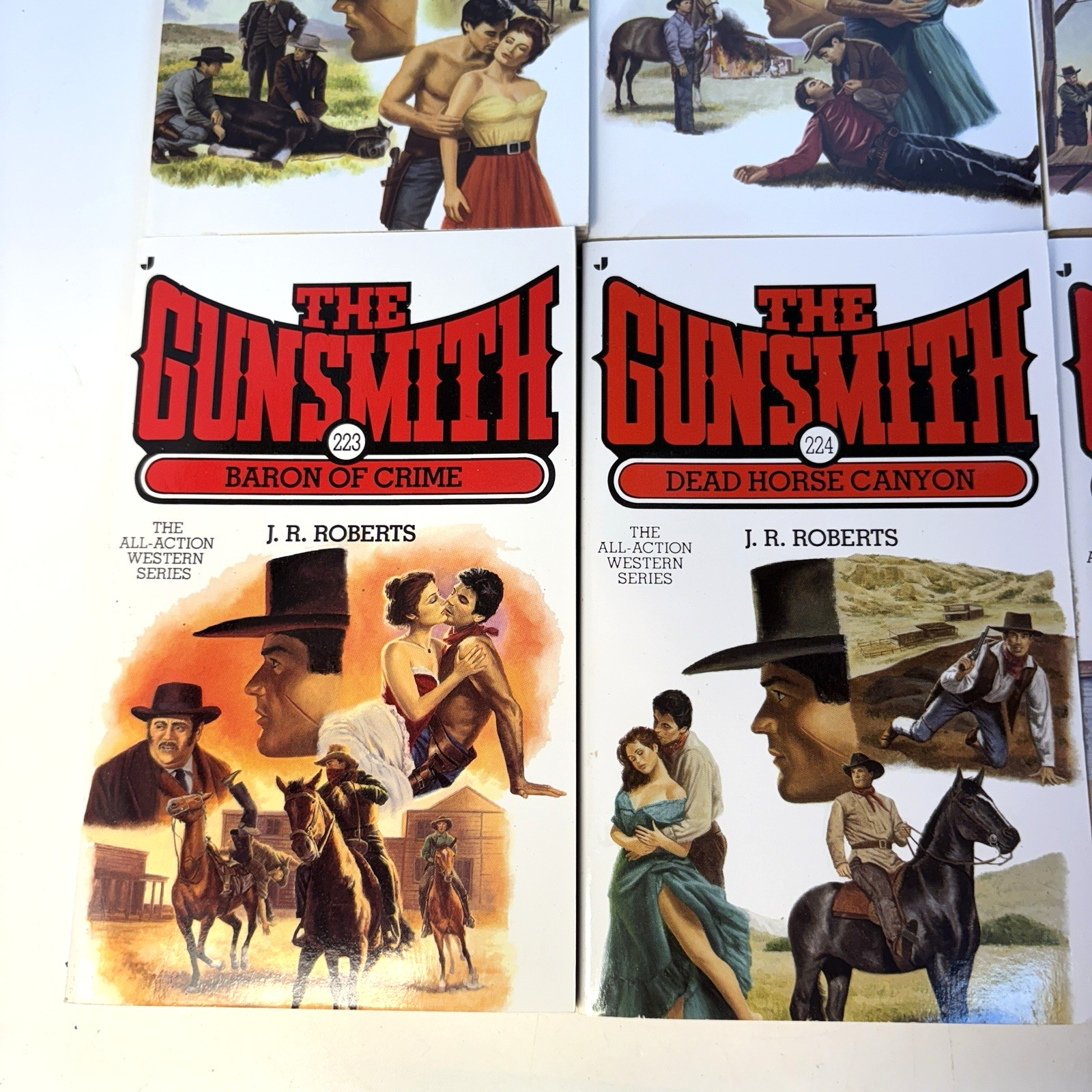 The Gunsmith Series – JR Roberts Lot of 9 Western Vols. #220-229 No 228