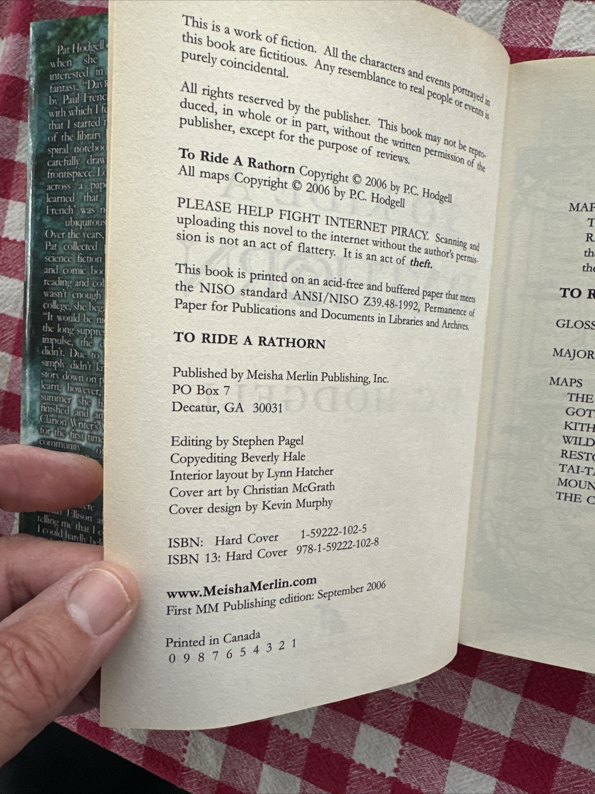 To Ride a Rathorn by Hodgell, P. C.