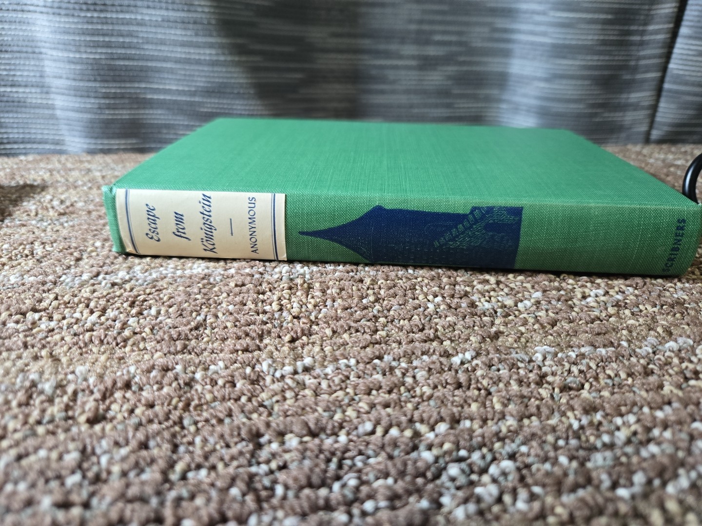 Escape From Konigstein Anonymous Hardcover Book WWII POW Escape Story Rare