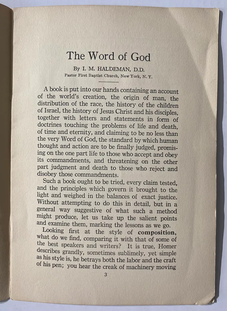 The Word of God