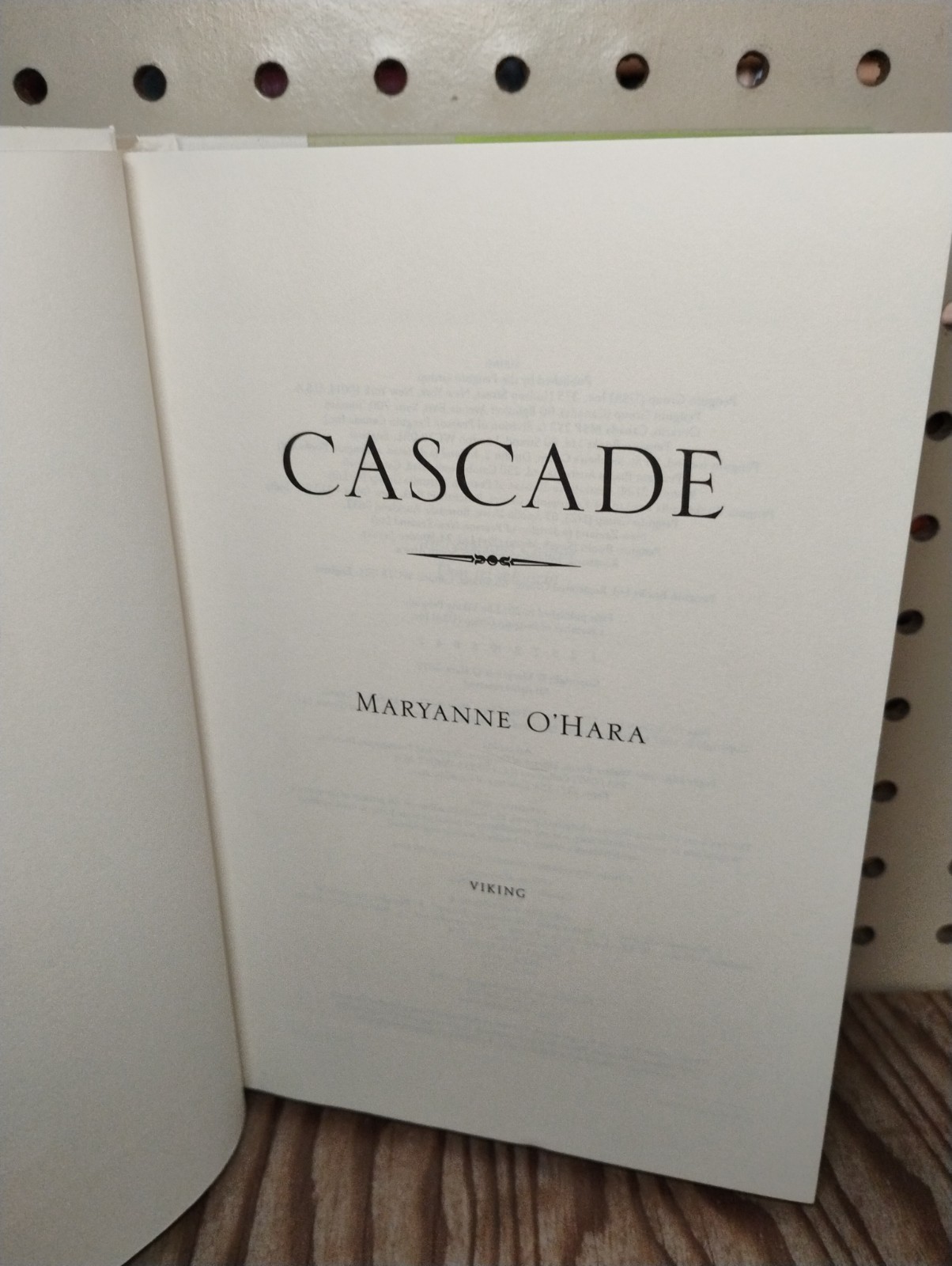 CASCADE MARYANNE O HARA