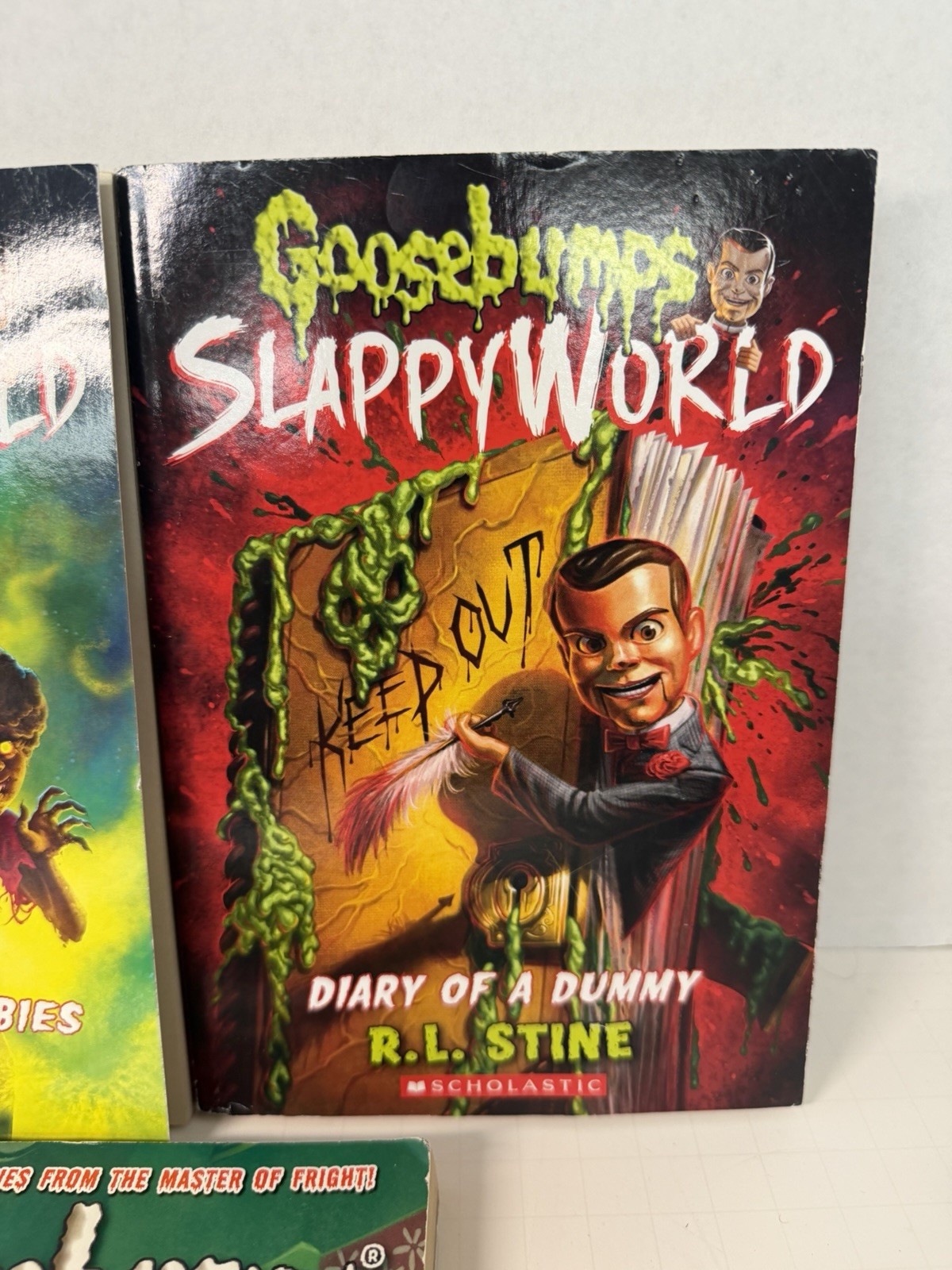 Goosebumps Book Tin And Misc R.L. Stine Horror Kids Edition Lot Scholastic
